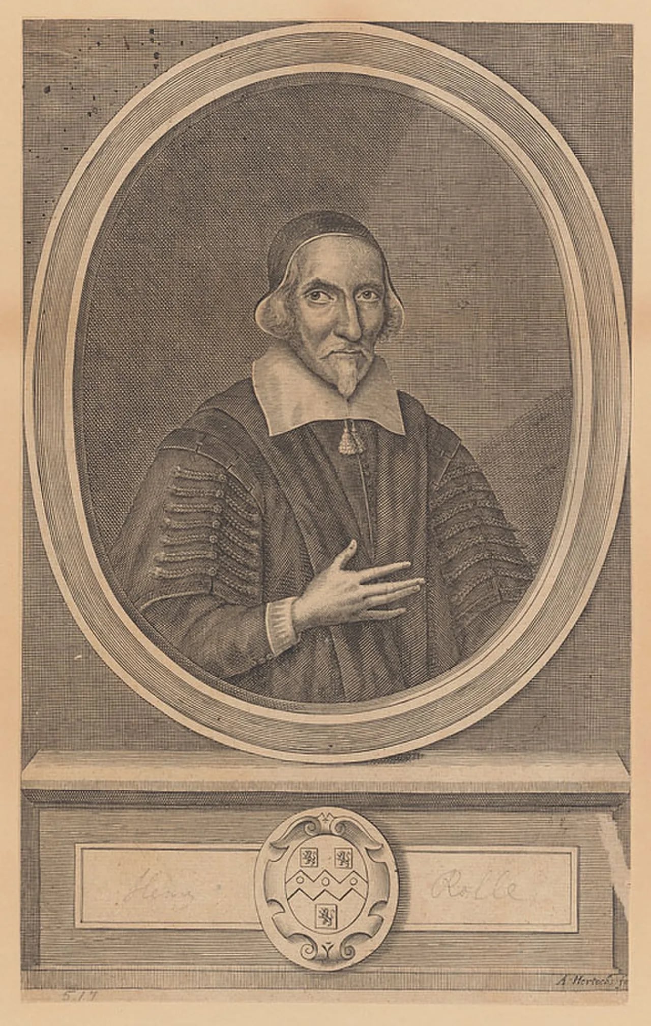 Porträt von Henry Rolle (1589–1656) – Gedenkseite
