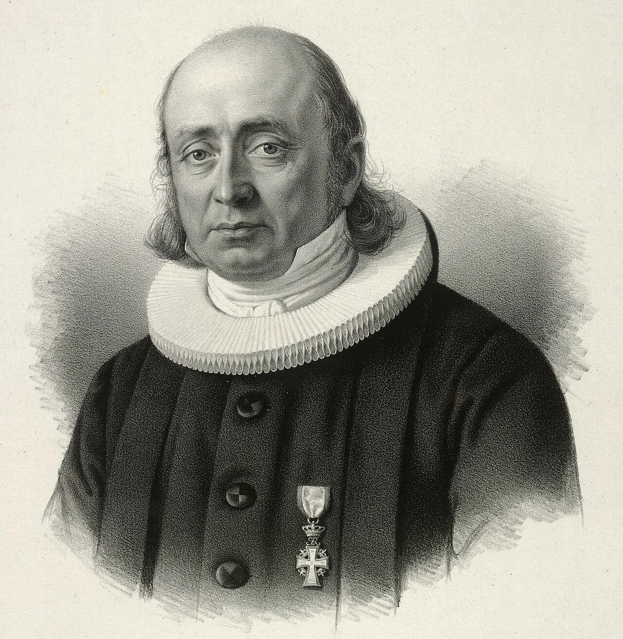 Porträt von Johannes Ferdinand Fenger (1805–1861) – Gedenkseite