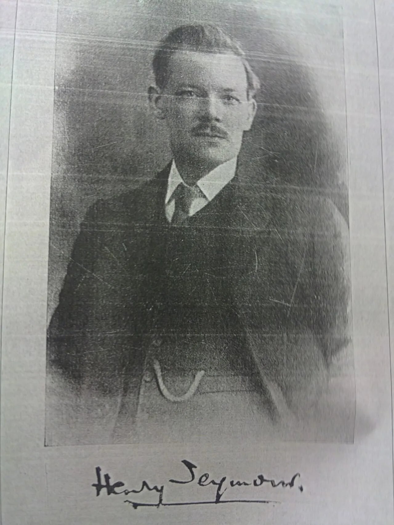 Porträt von Henry Seymour (1861–1938) – Gedenkseite