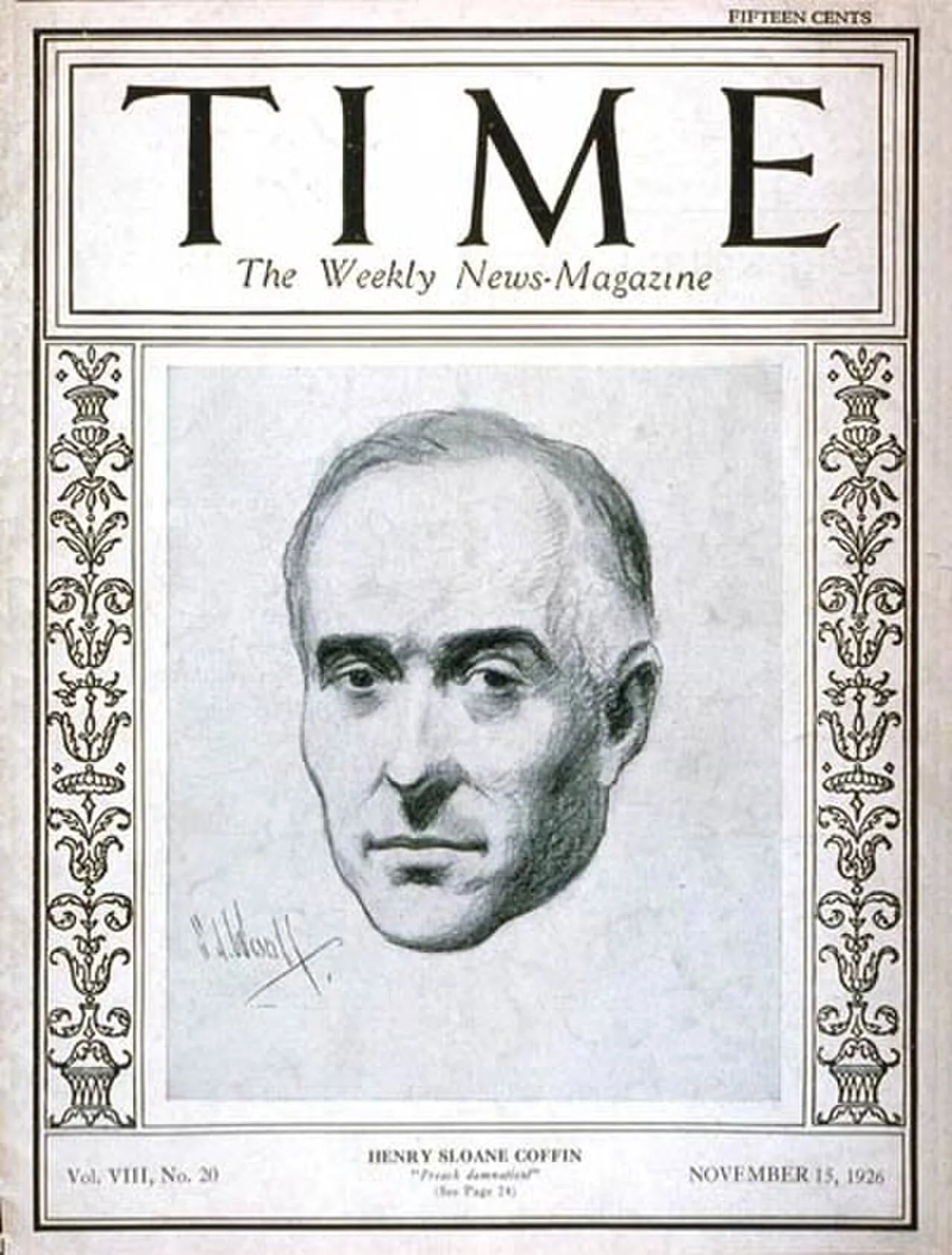 Porträt von Henry Sloane Coffin (1877–1954) – Gedenkseite