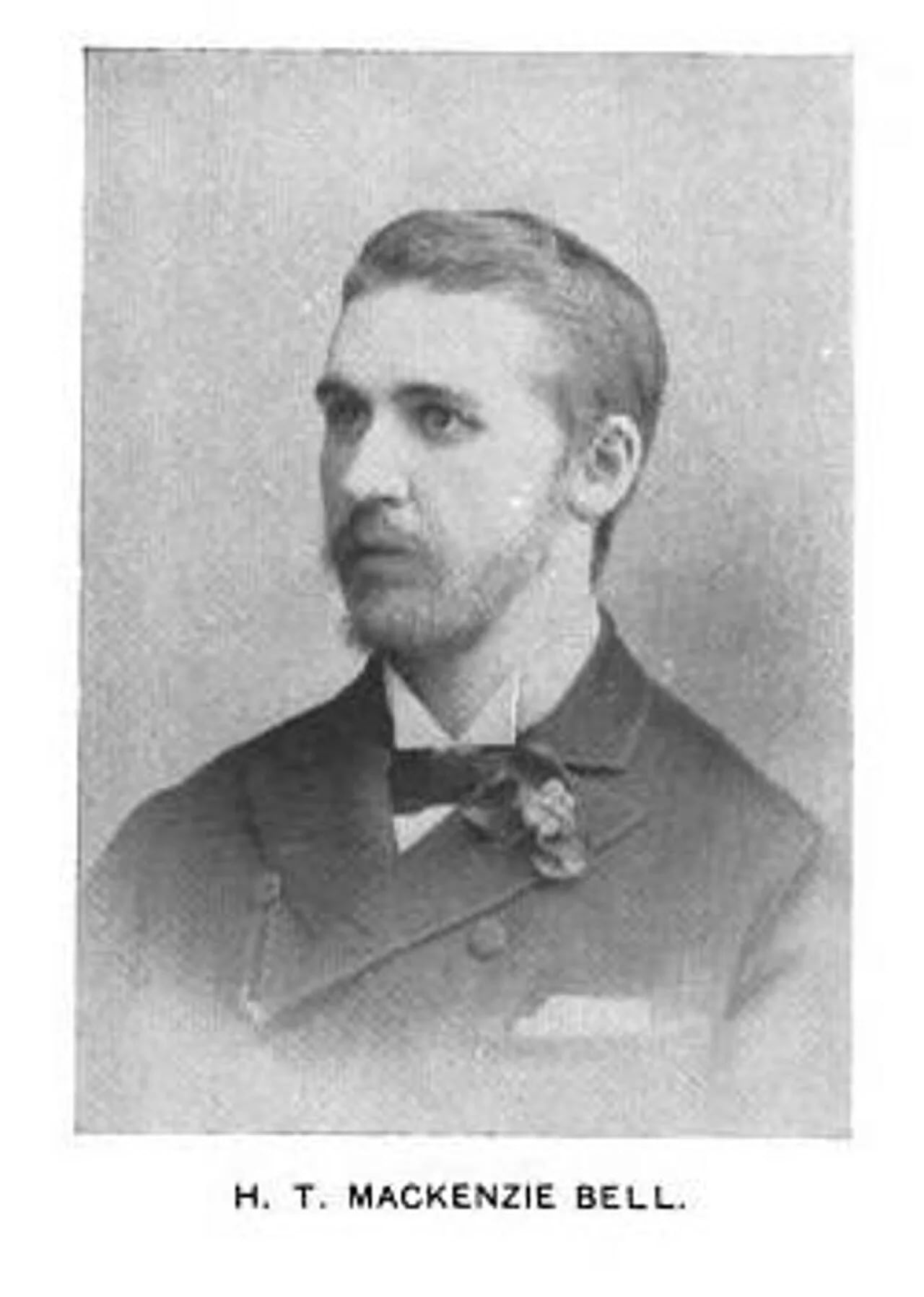 Porträt von Henry Thomas Mackenzie Bell (1856–1930) – Gedenkseite