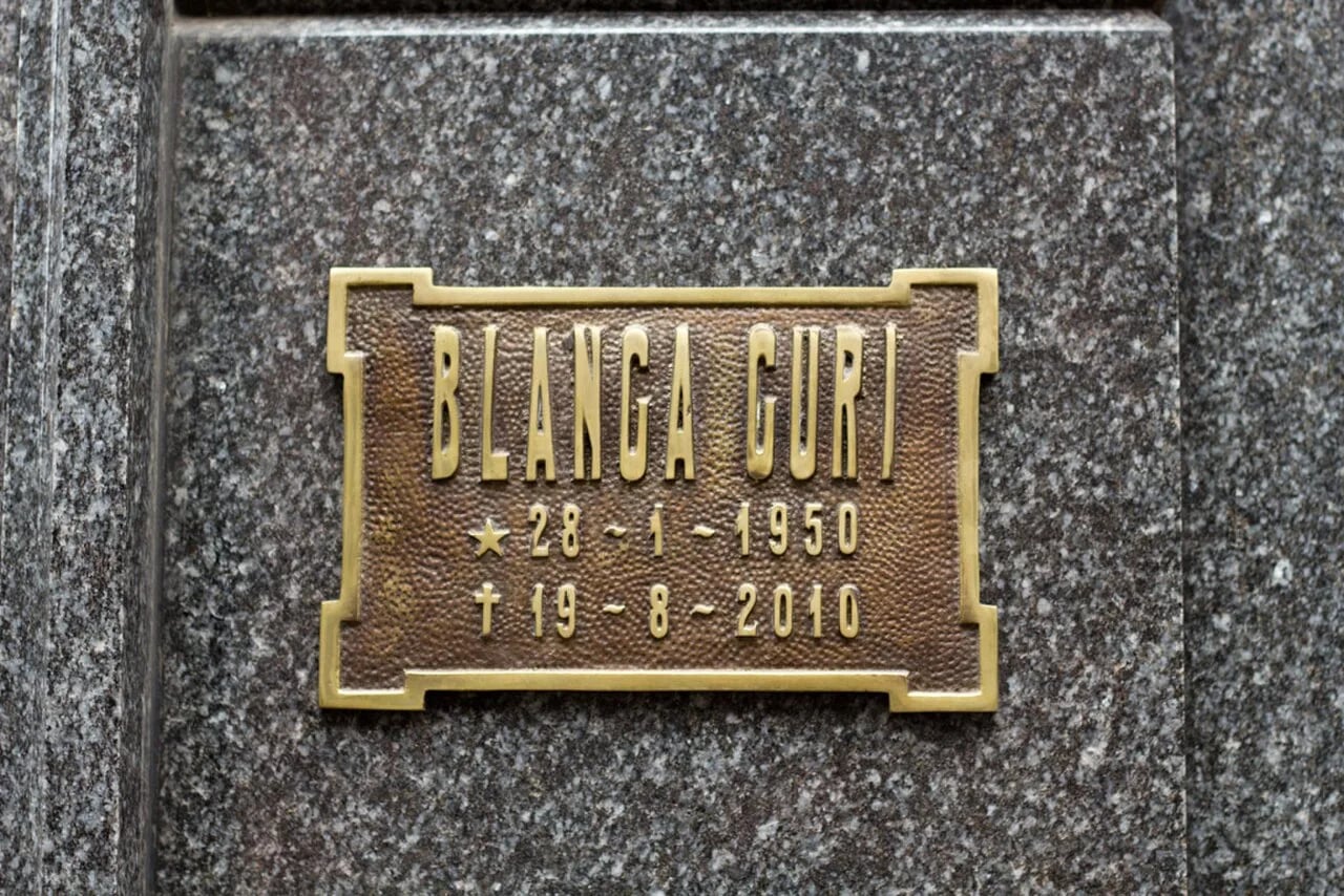 Porträt von Blanca Curi (1950–2010) – Gedenkseite
