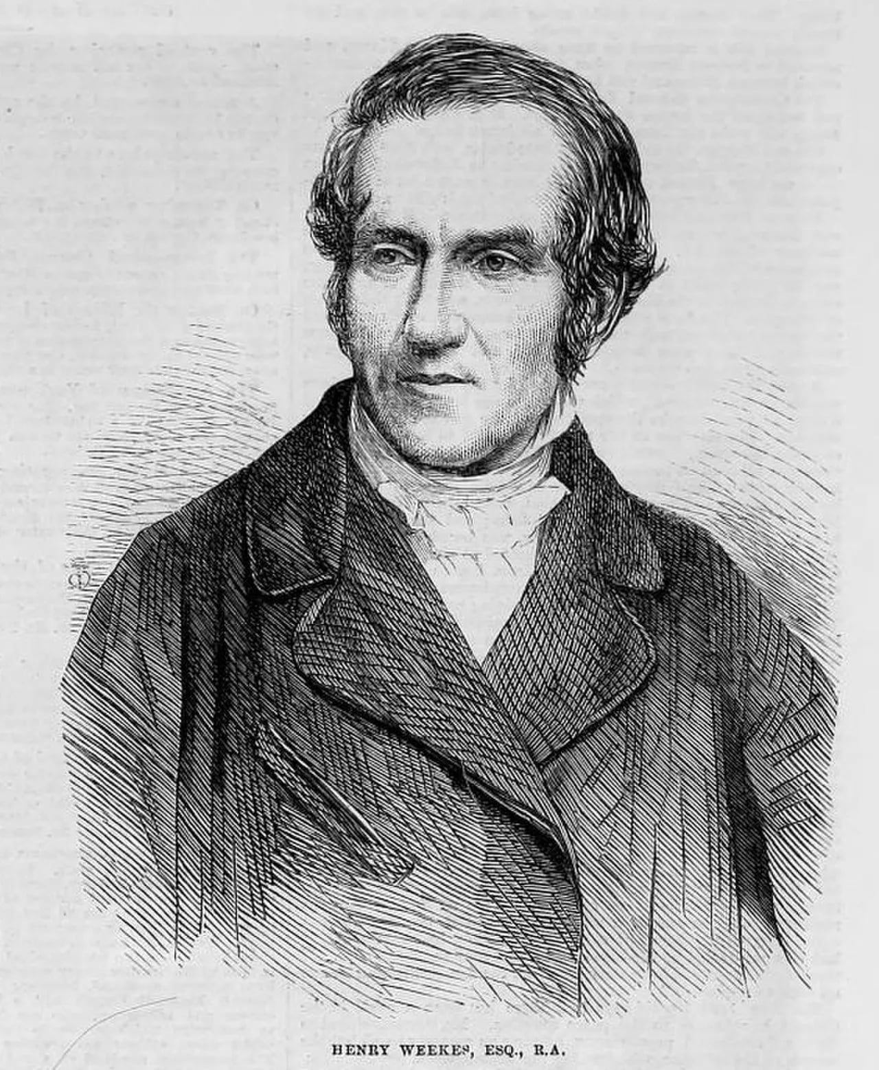 Porträt von Henry Weekes (1807–1877) – Gedenkseite