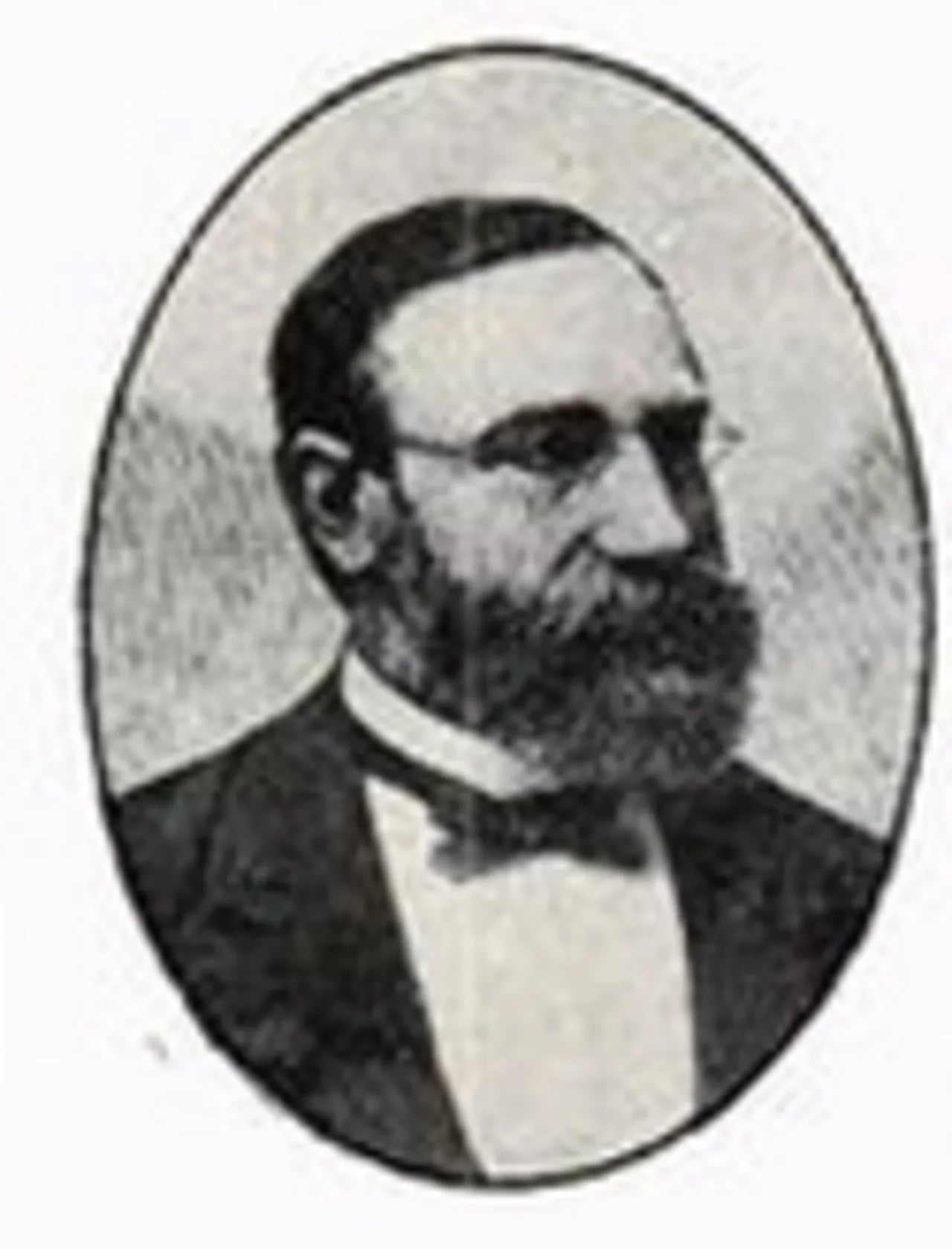 Porträt von Gustaf Elis Fischer (1834–1889) – Gedenkseite