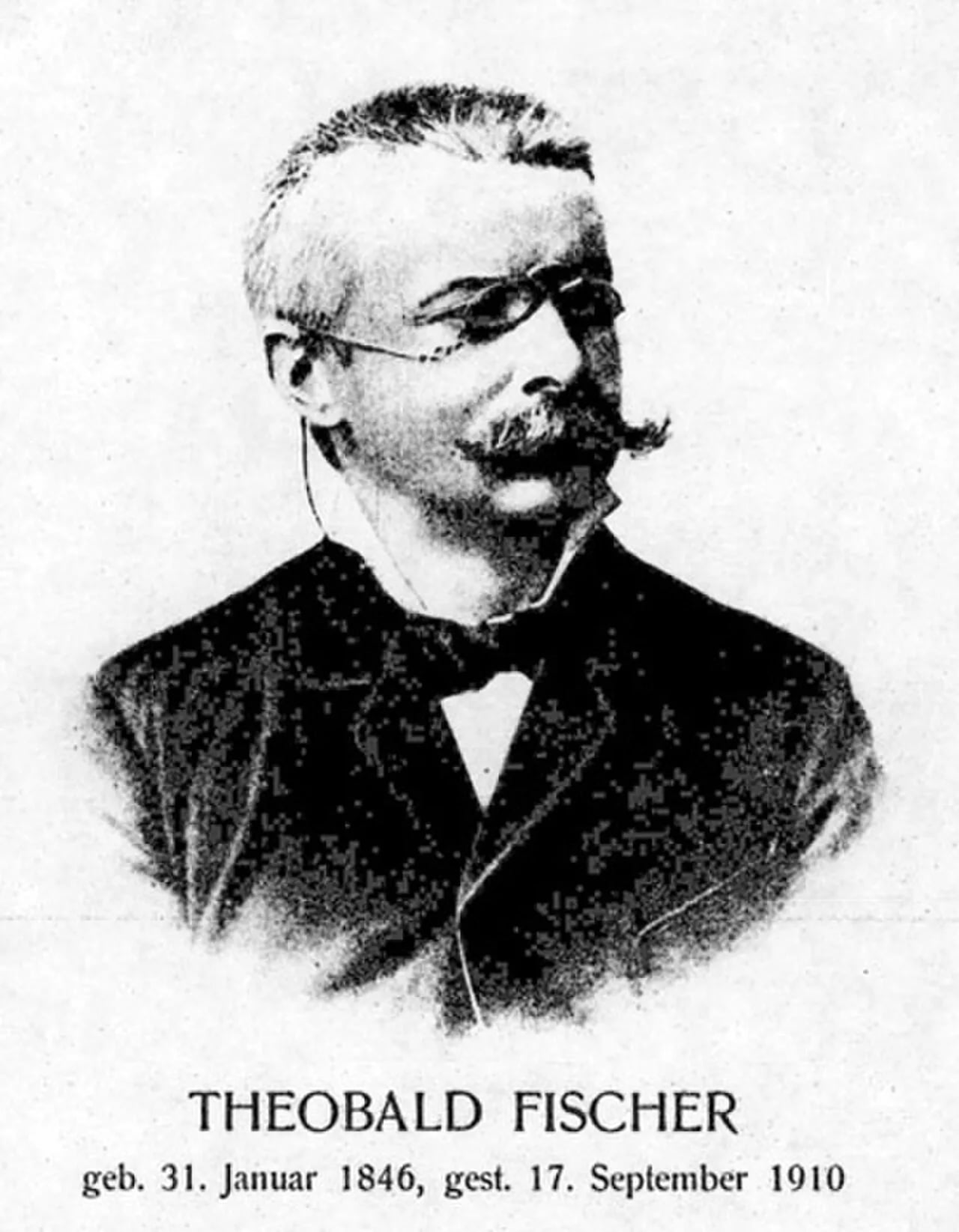 Portrait of Theobald Fischer (1846–1910) – memorial page