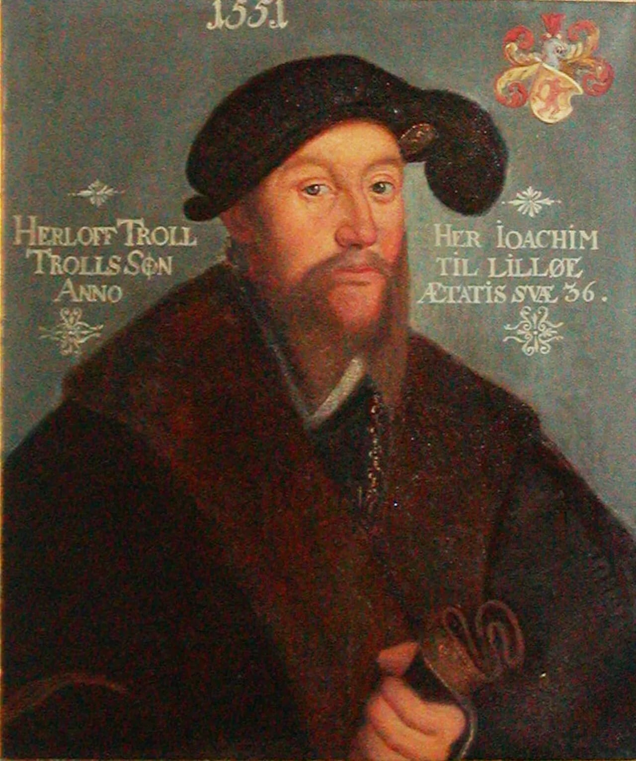 Portrait of Herluf Trolle (1516–1565) – memorial page