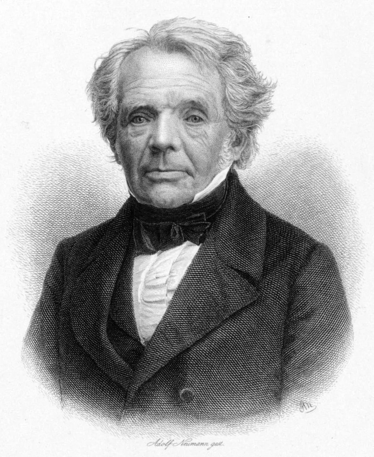 Porträt von August Ferdinand Möbius (1790–1868) – Gedenkseite