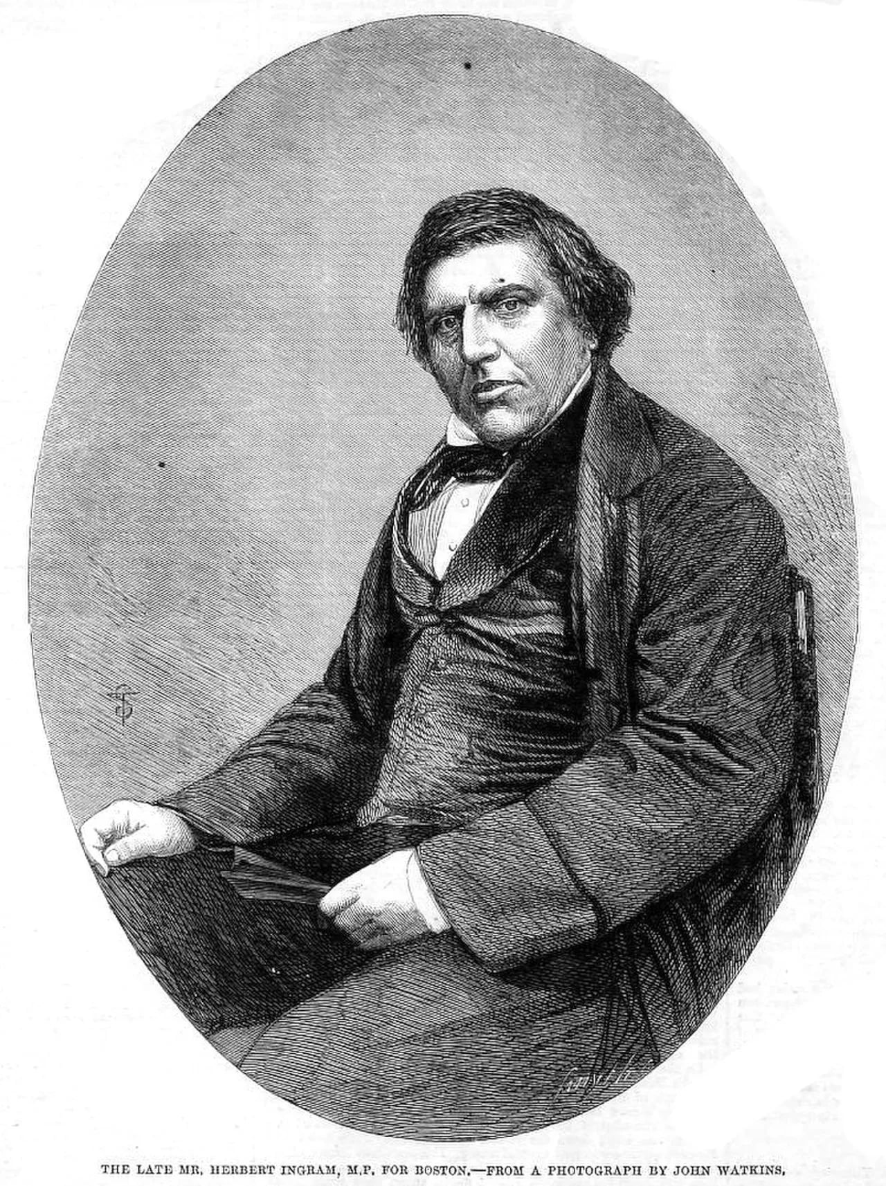 Porträt von Herbert Ingram (1811–1860) – Gedenkseite
