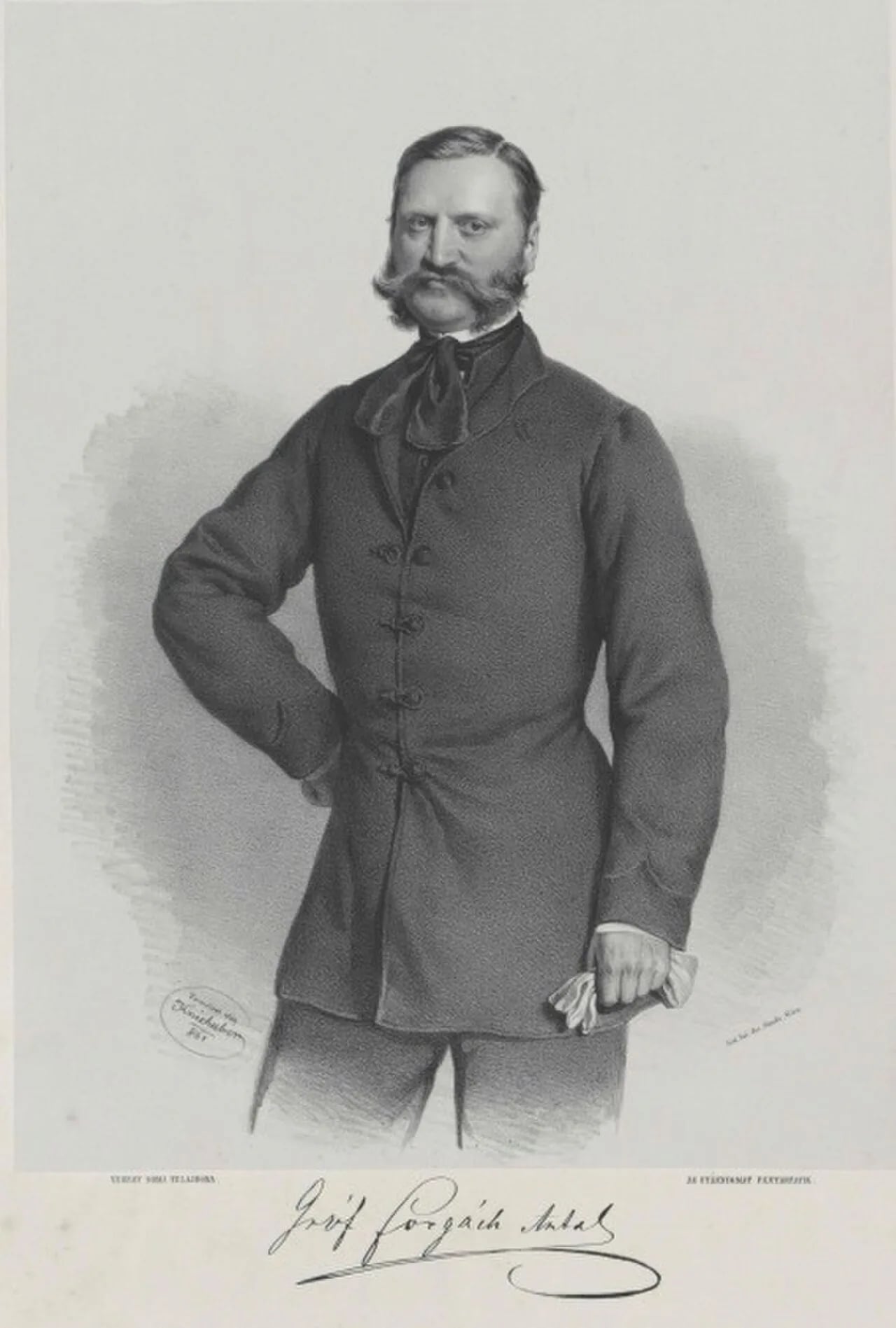 Portrait of Anton Forgách (1819–1885) – memorial page