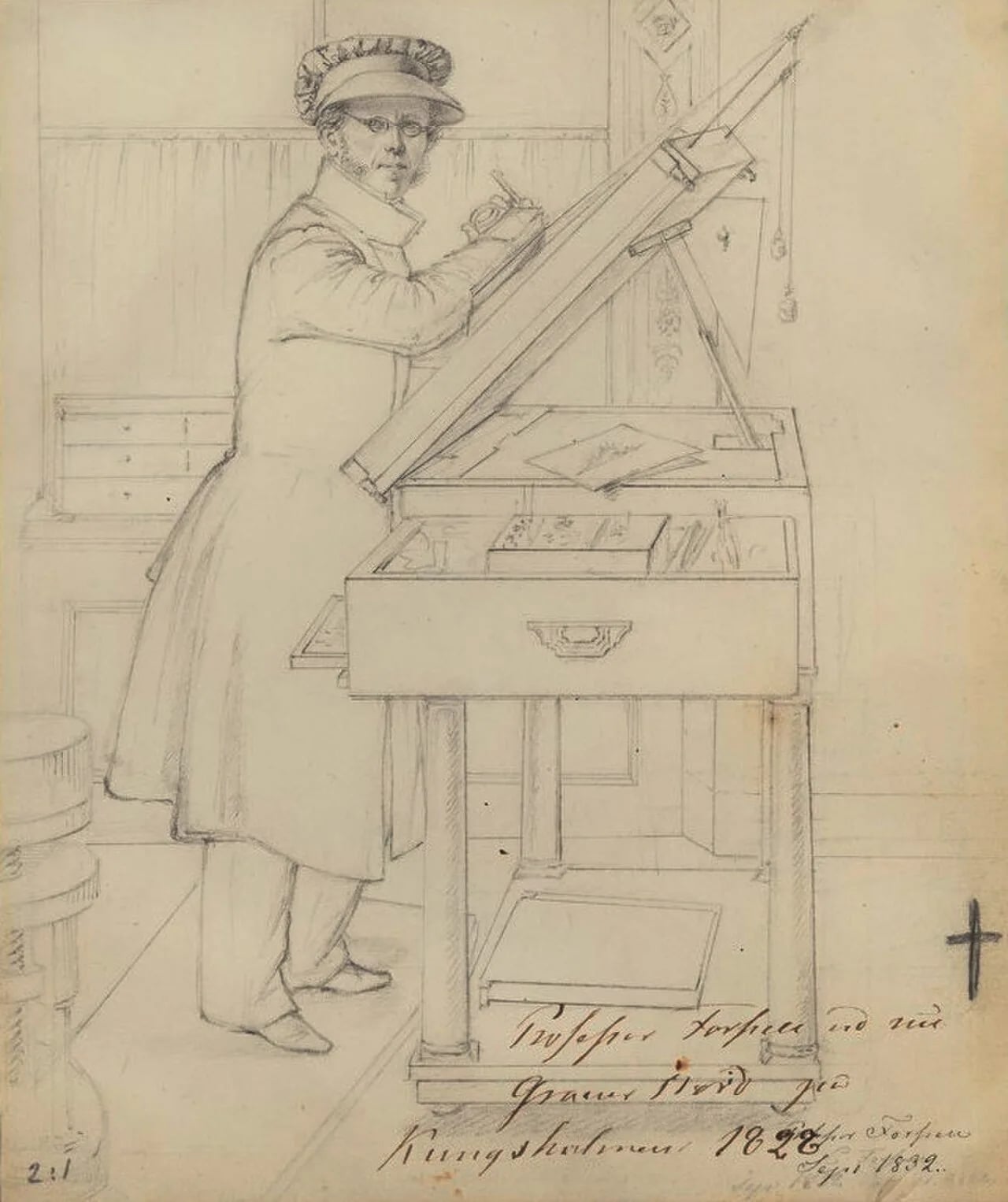 Porträt von Christian Forssell (1777–1852) – Gedenkseite