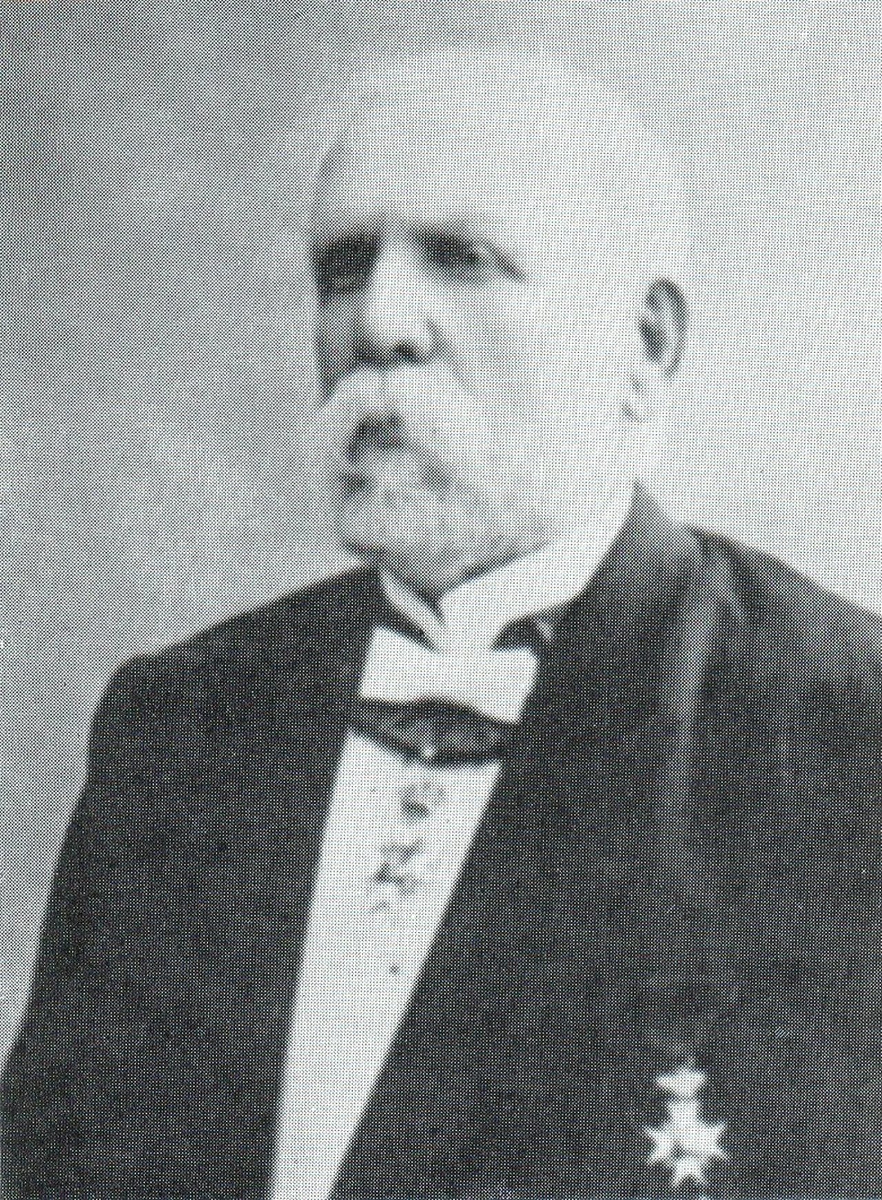 Porträt von Niklas Fosser (1835–1915) – Gedenkseite