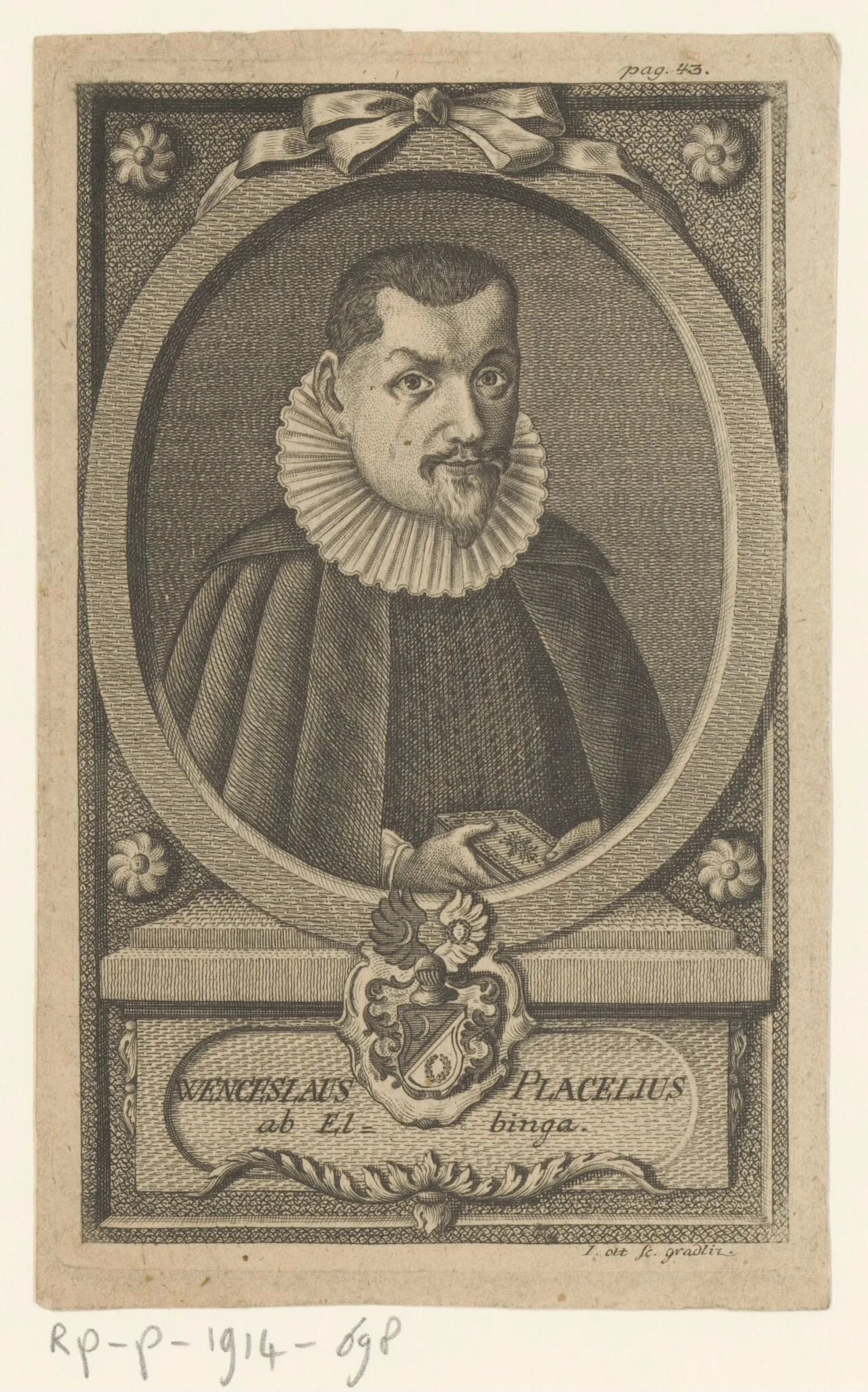 Portrait of Václav Plácel (1556–1604) – memorial page