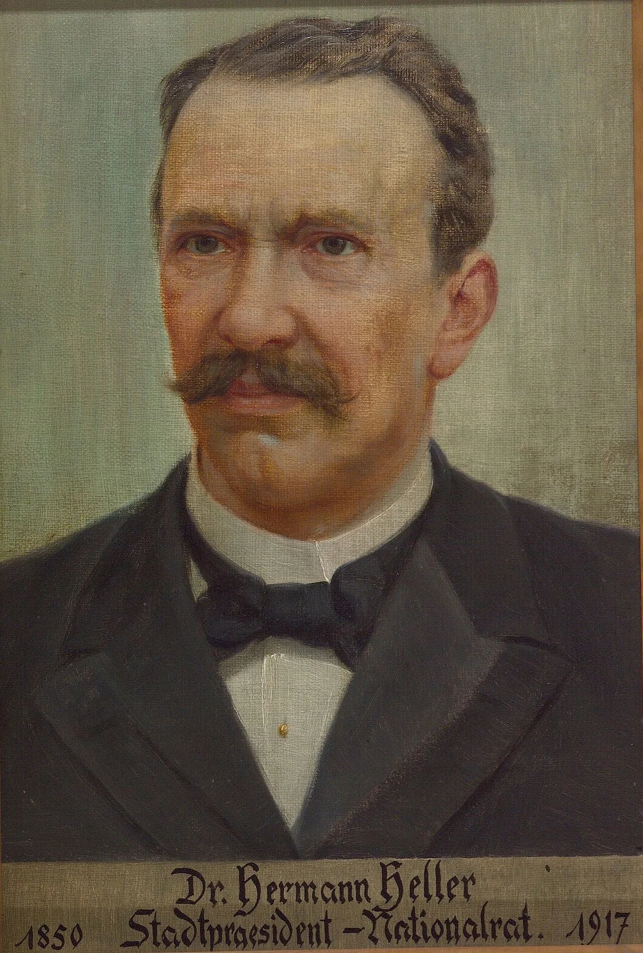 Porträt von Hermann Heller (1850–1917) – Gedenkseite