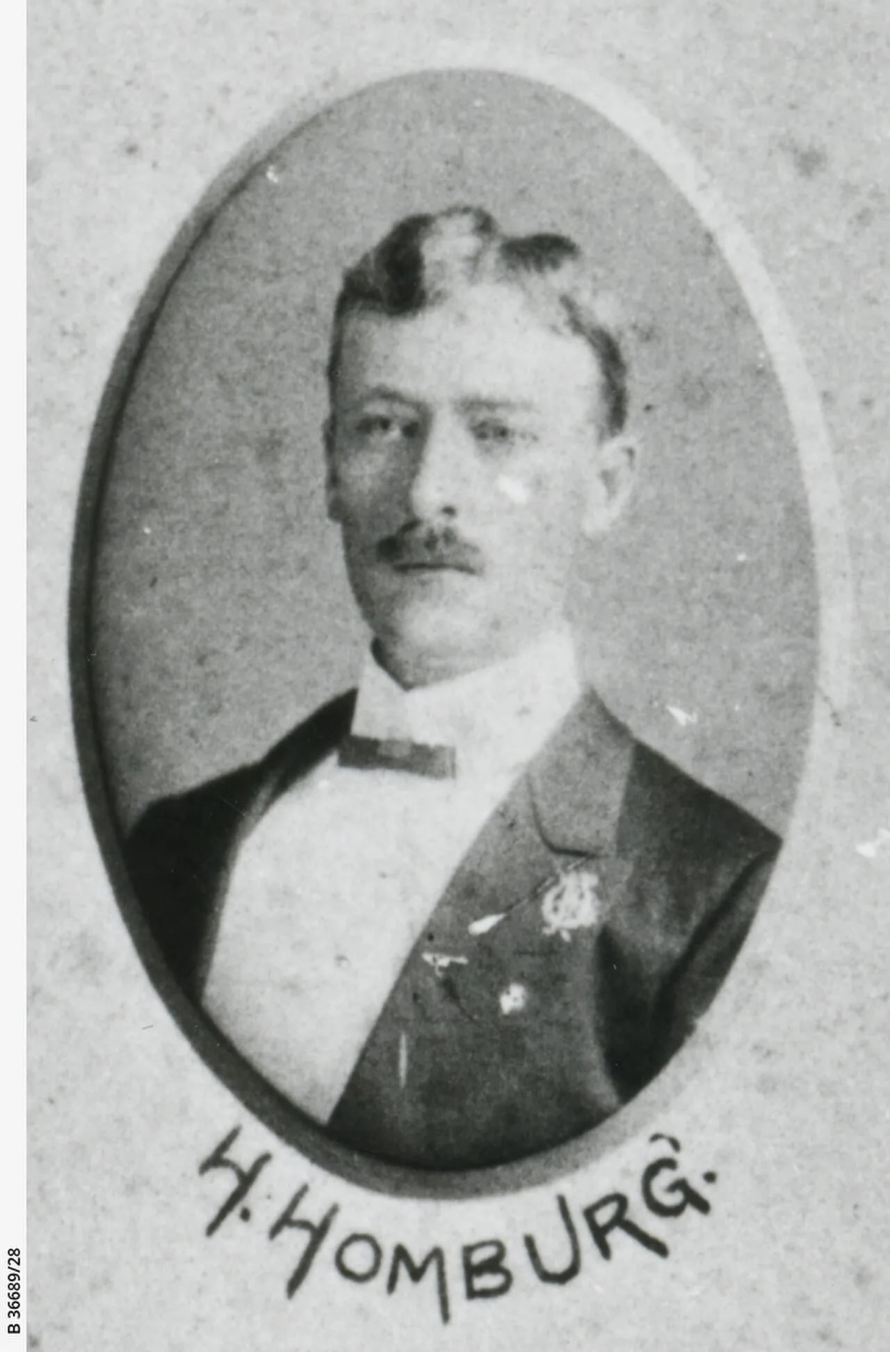 Portrait of Hermann Homburg (1874–1964) – memorial page
