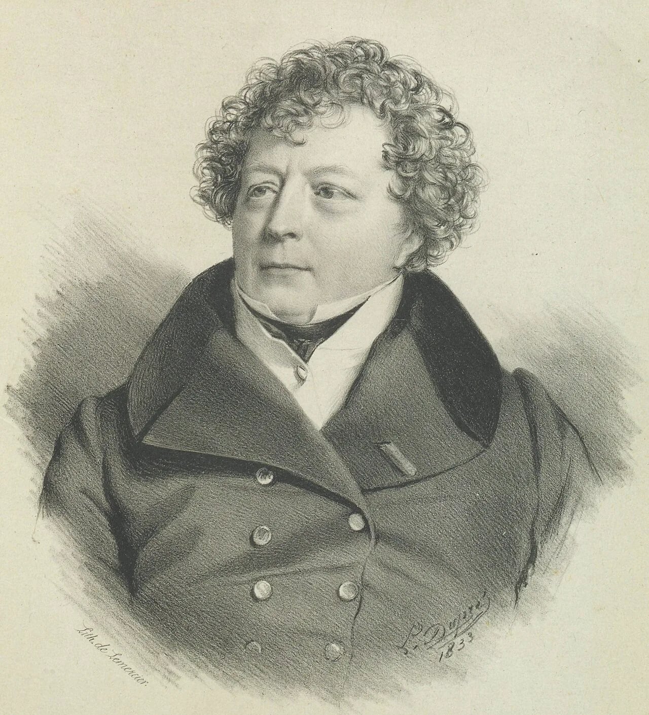 Porträt von Jean Antoine Letronne (1787–1848) – Gedenkseite