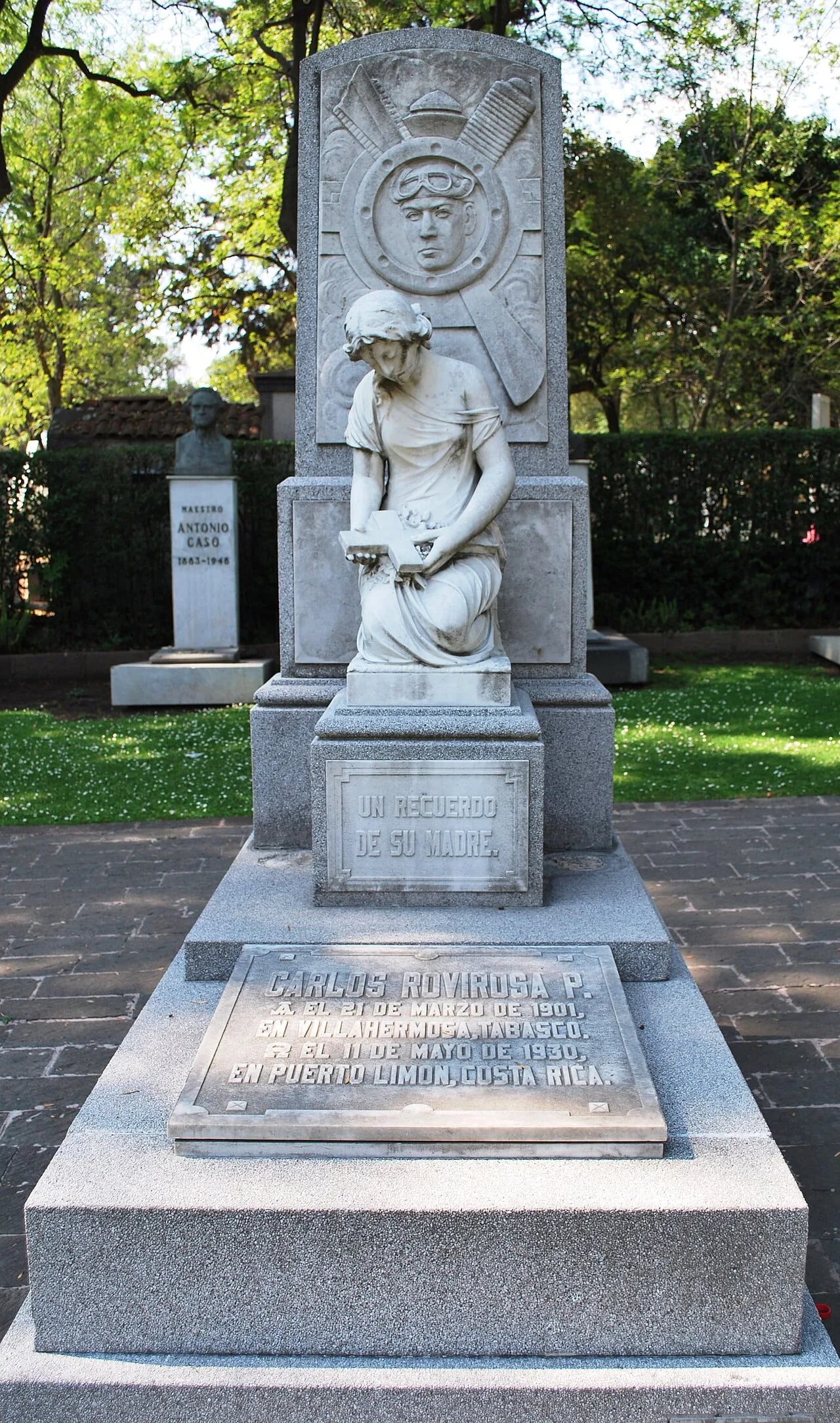 Portrait of Carlos Rovirosa (1901–1930) – memorial page