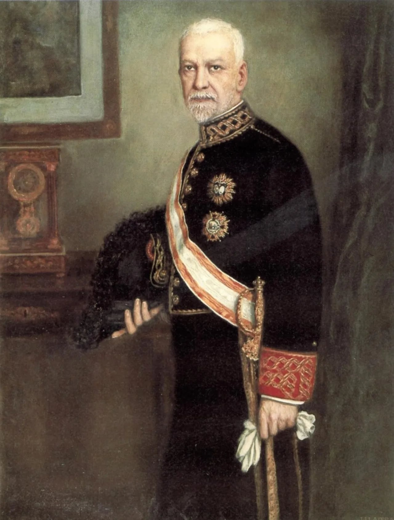 Porträt von Carlos Vergara Caillaux (1854–1929) – Gedenkseite
