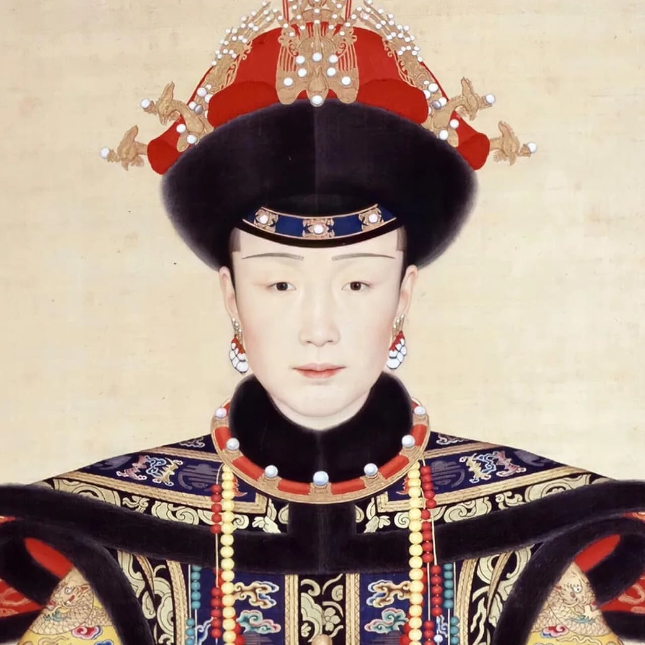 Portrait of Imperial Noble Consort Huixian (1711–1745) – memorial page