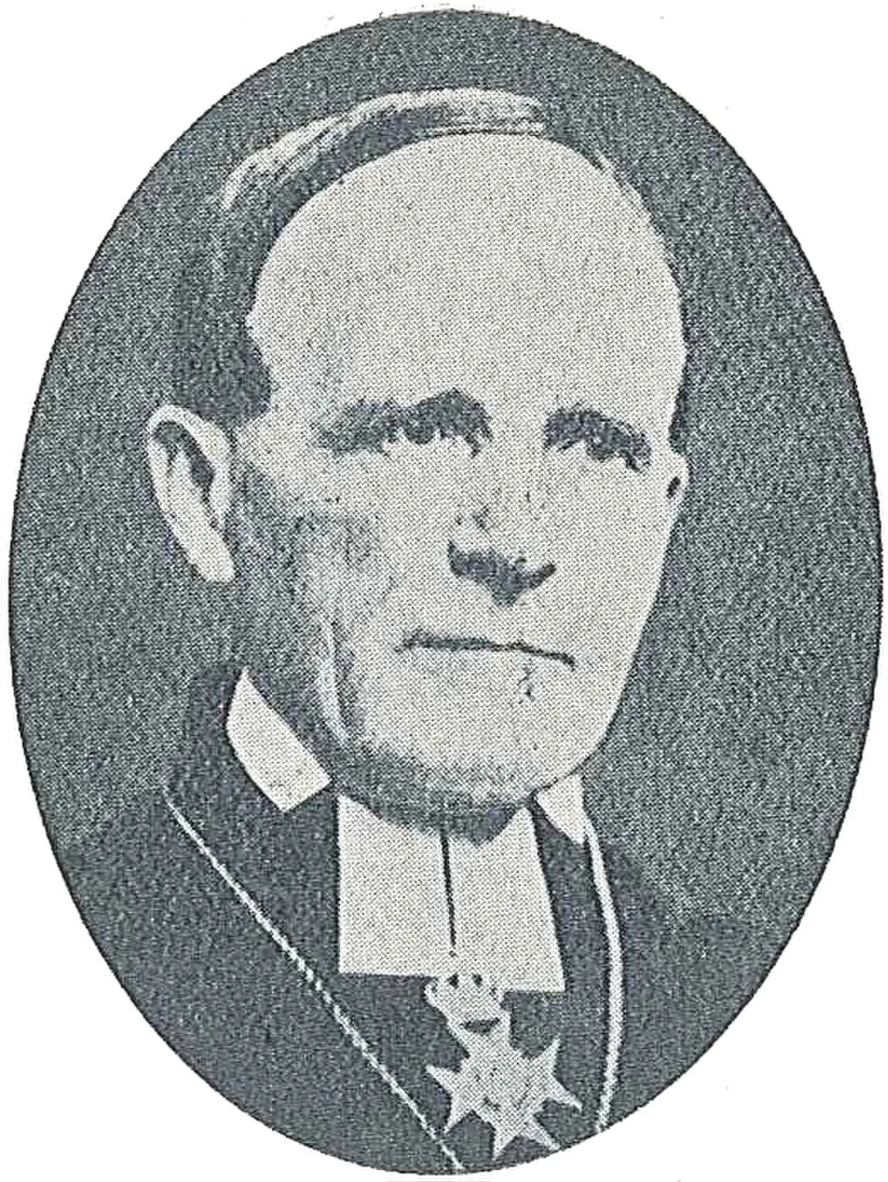 Porträt von Paulus Genberg (1811–1875) – Gedenkseite