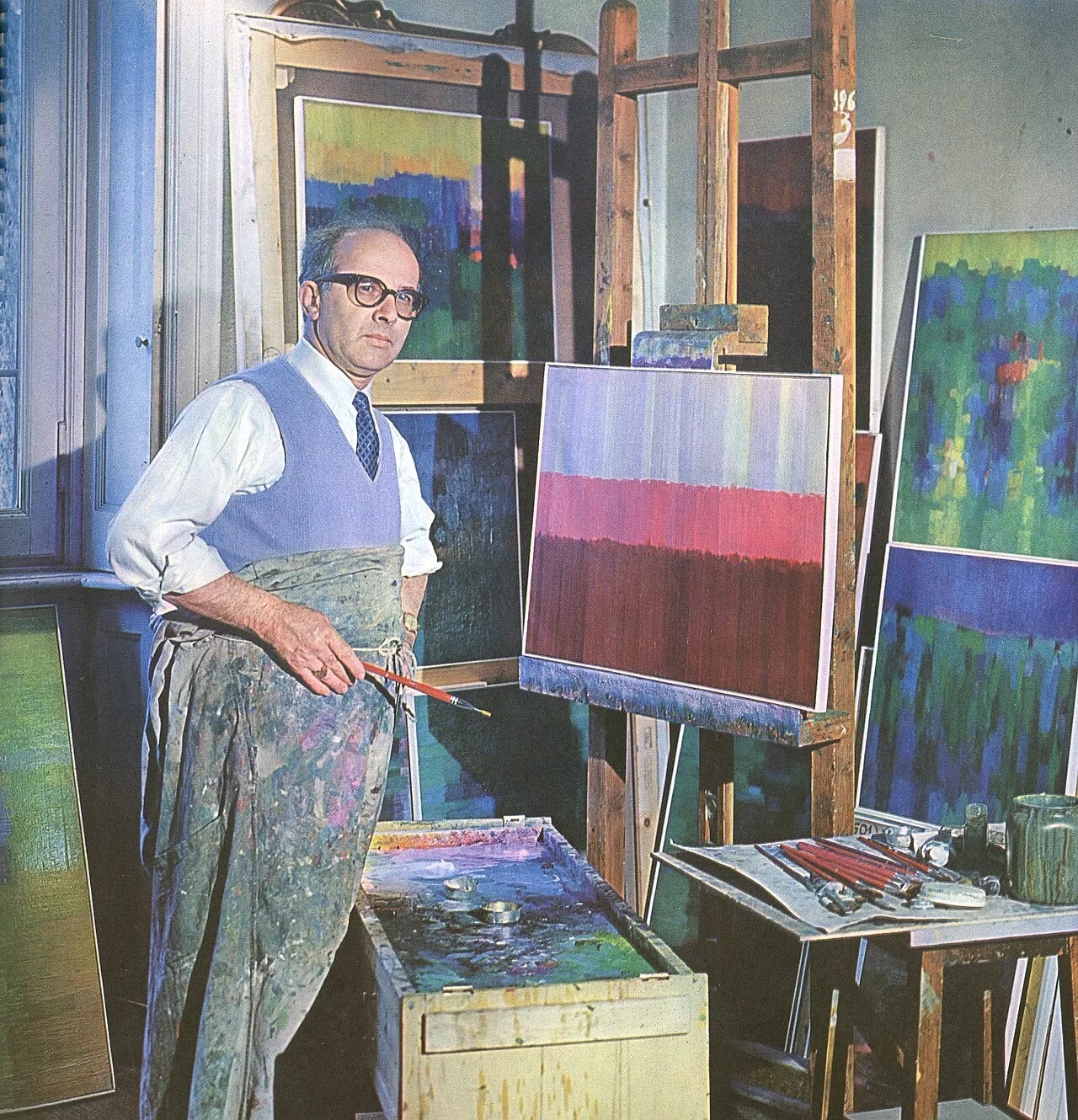 Portrait of Silvio Zanella (1918–2003) – memorial page
