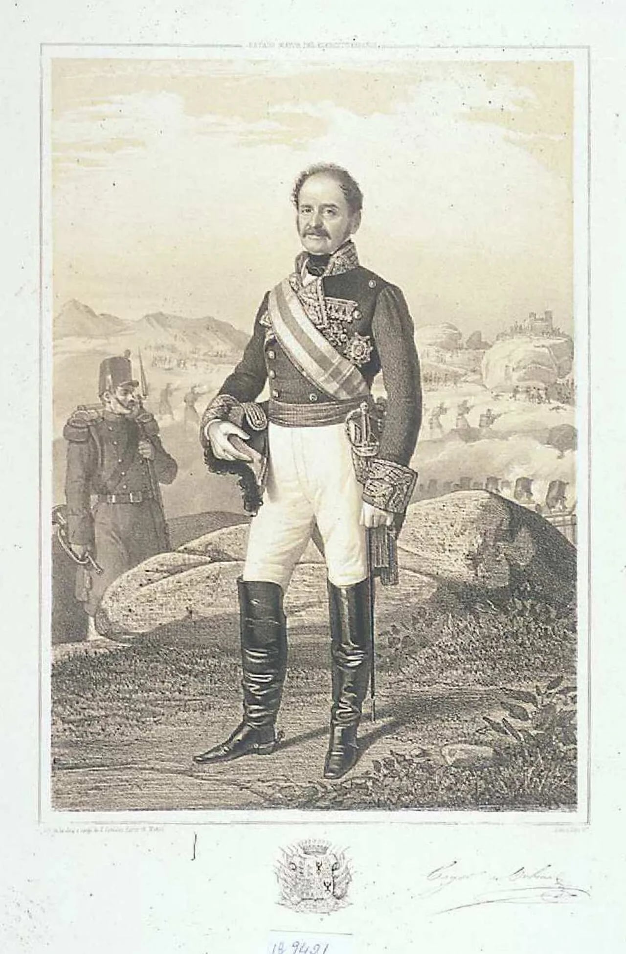 Portrait of Cayetano de Urbina (1797–1867) – memorial page