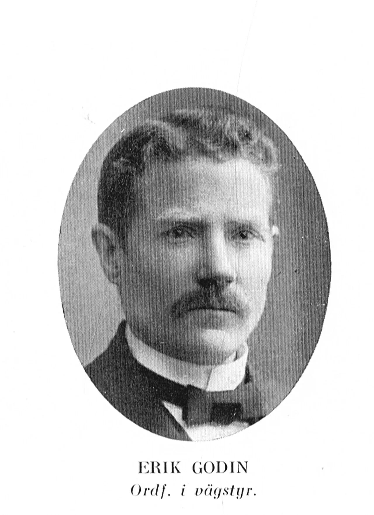 Porträt von Erik Godin (1866–1943) – Gedenkseite