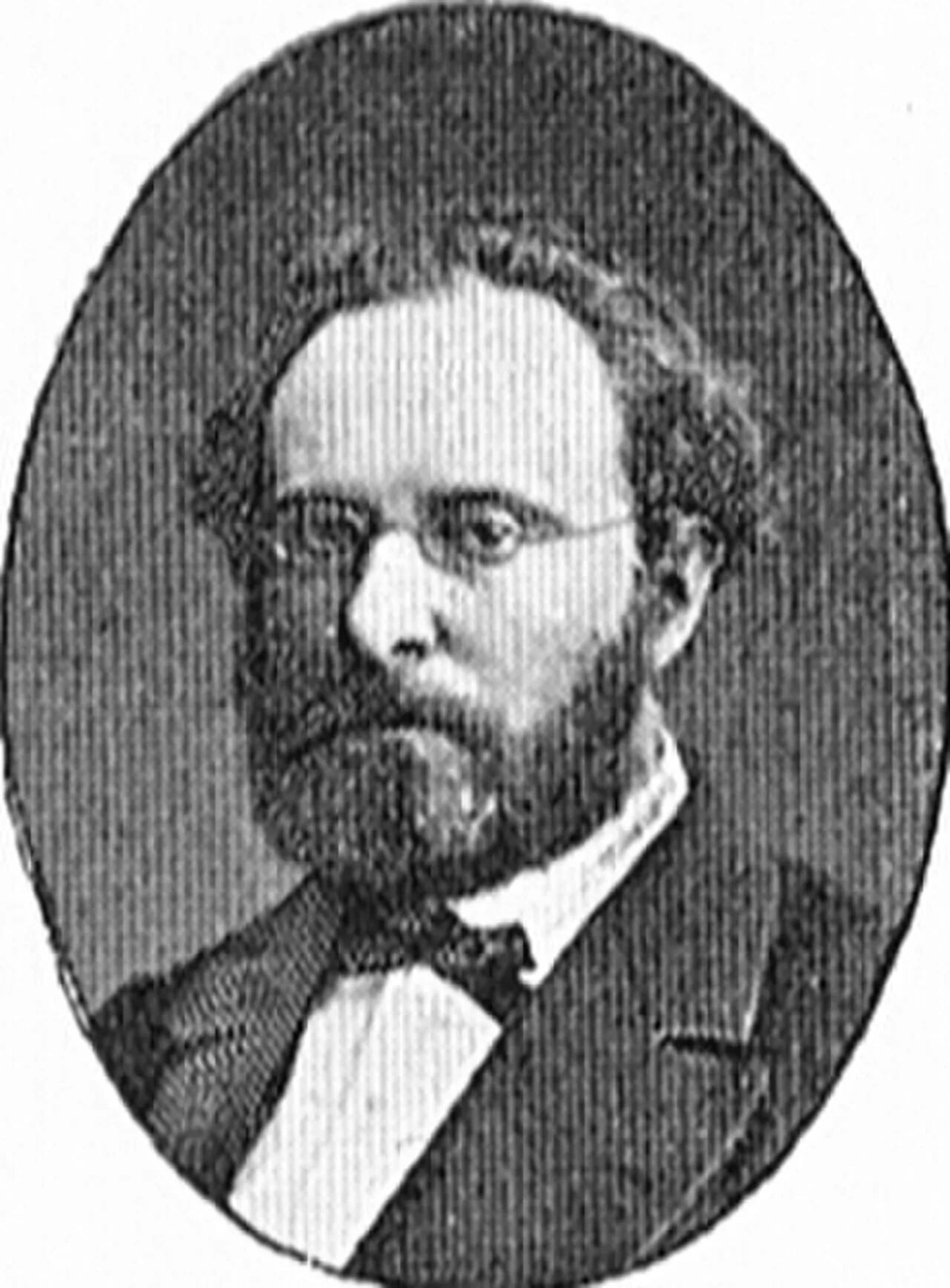 Porträt von Axel Goës (1835–1897) – Gedenkseite