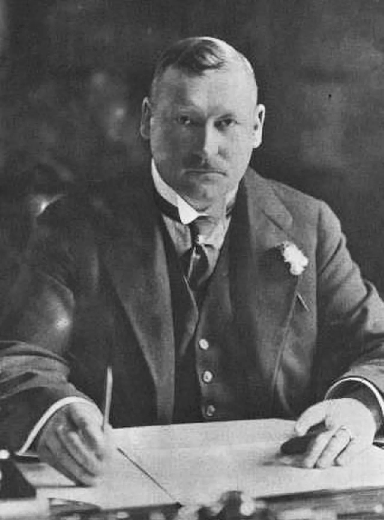 Porträt von Axel Granholm (1872–1951) – Gedenkseite