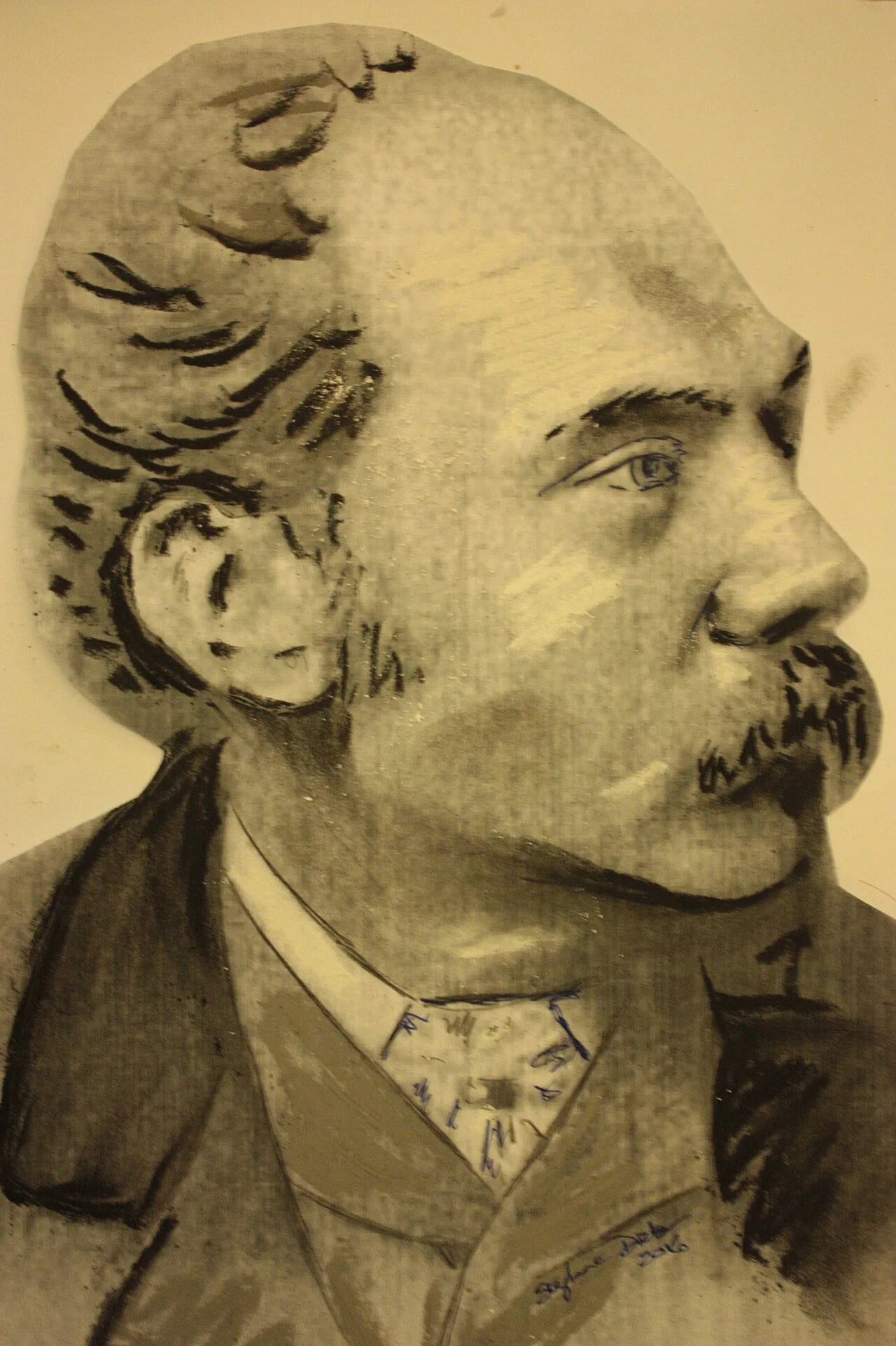 Porträt von Hippolyte Blanc (1844–1917) – Gedenkseite