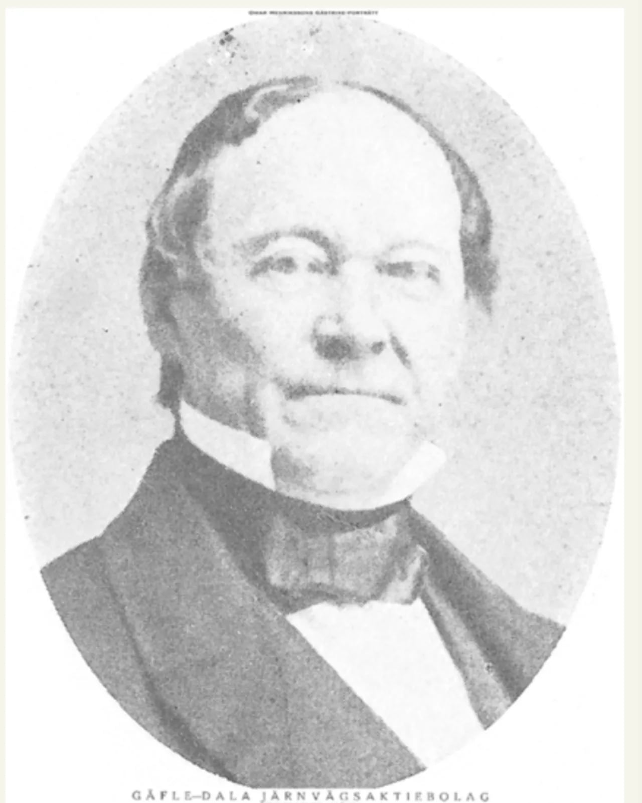Porträt von Erik Daniel Grape (1802–1878) – Gedenkseite