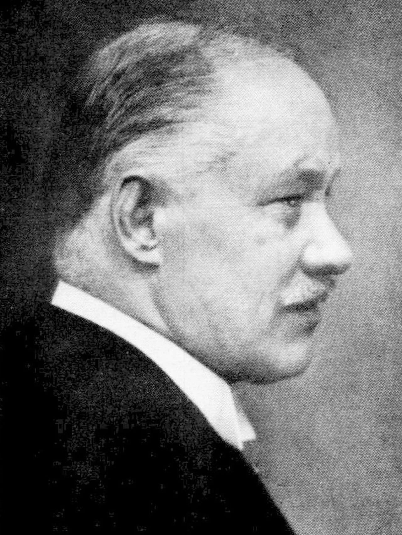 Porträt von Gustav Robert Grönkvist (1863–1925) – Gedenkseite
