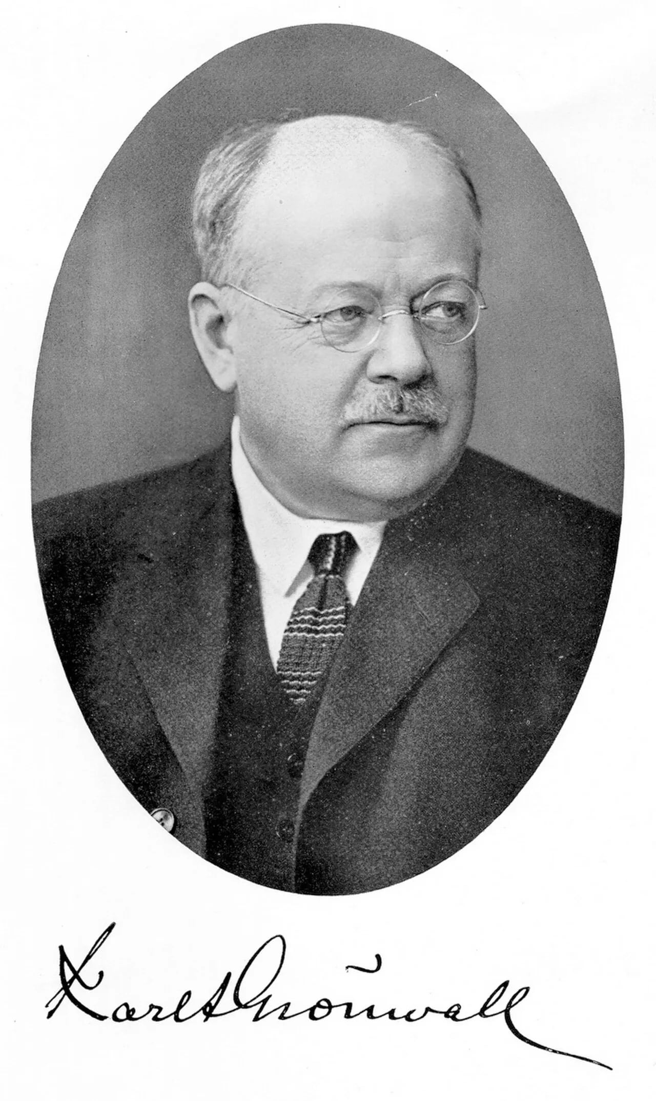 Porträt von Karl A. Grönwall (1869–1944) – Gedenkseite