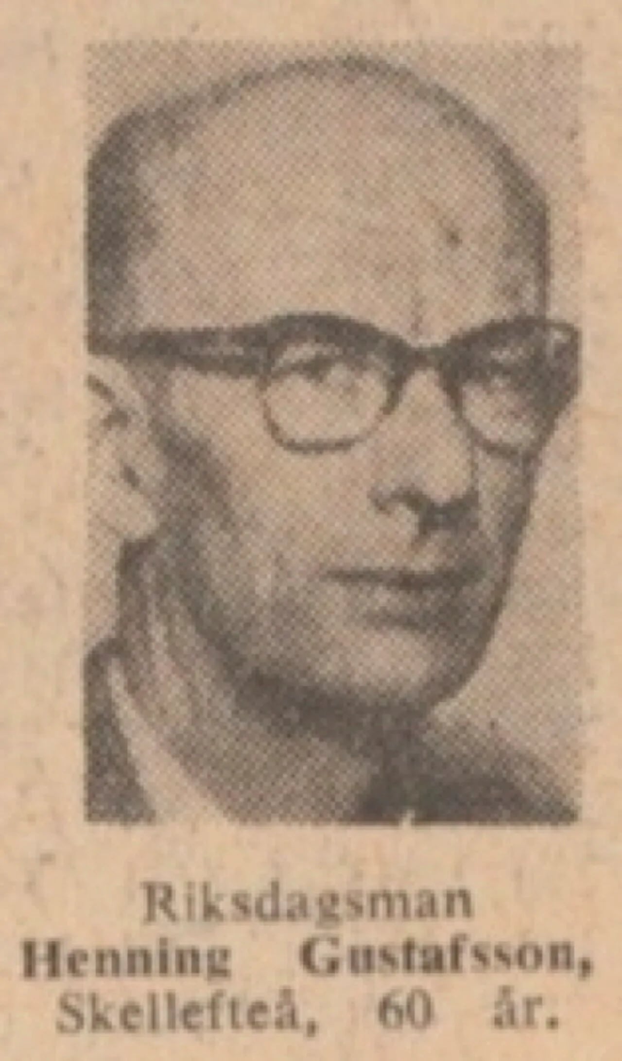 Porträt von Henning Gustafsson (1900–1982) – Gedenkseite