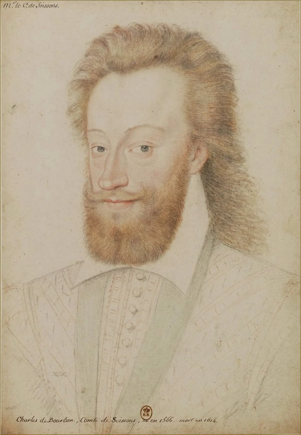 Porträt von Charles de Bourbon, comte de Soissons (1566–1612) – Gedenkseite