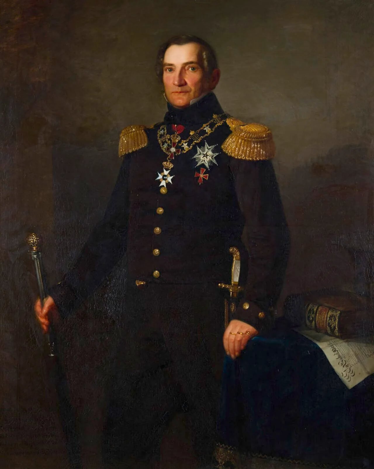 Porträt von Lars Herman Gyllenhaal (1790–1858) – Gedenkseite