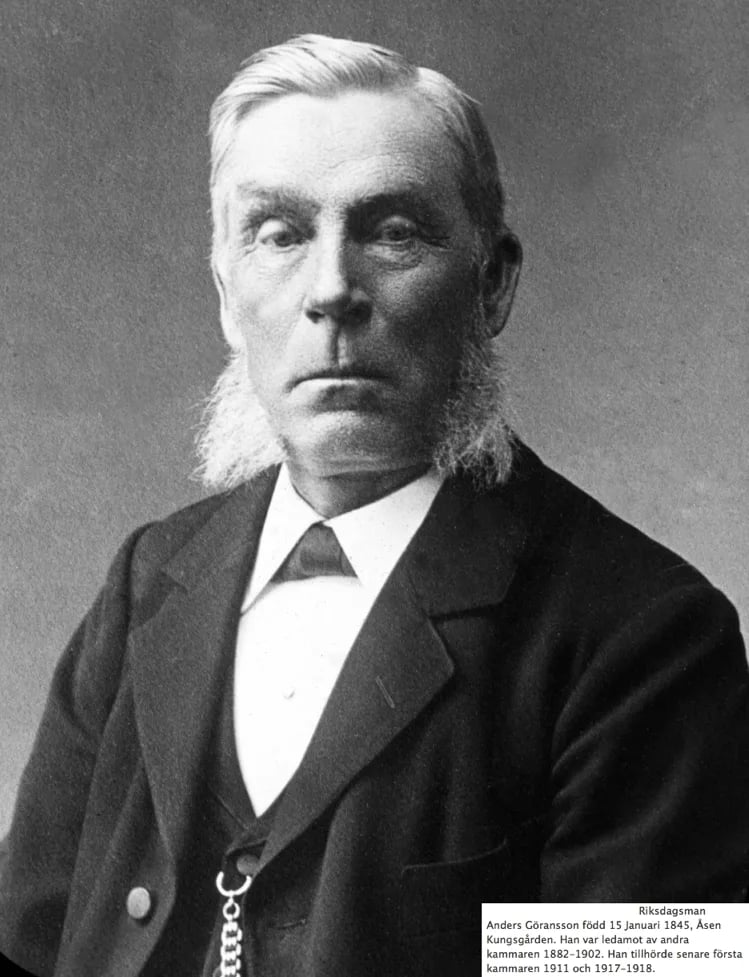 Porträt von Anders Göransson (1845–1927) – Gedenkseite