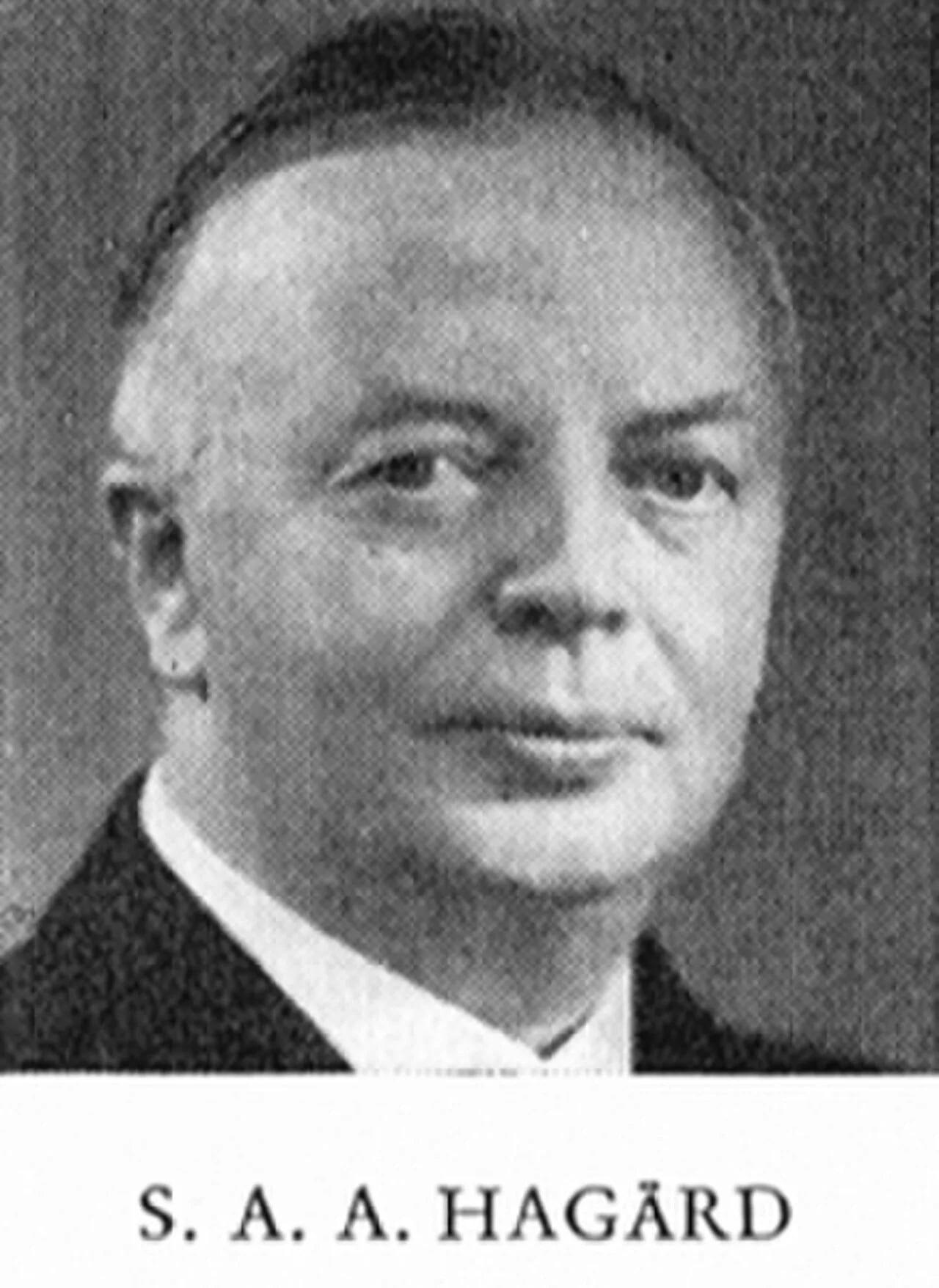 Portrait of Alarik Hagård (1888–1956) – memorial page