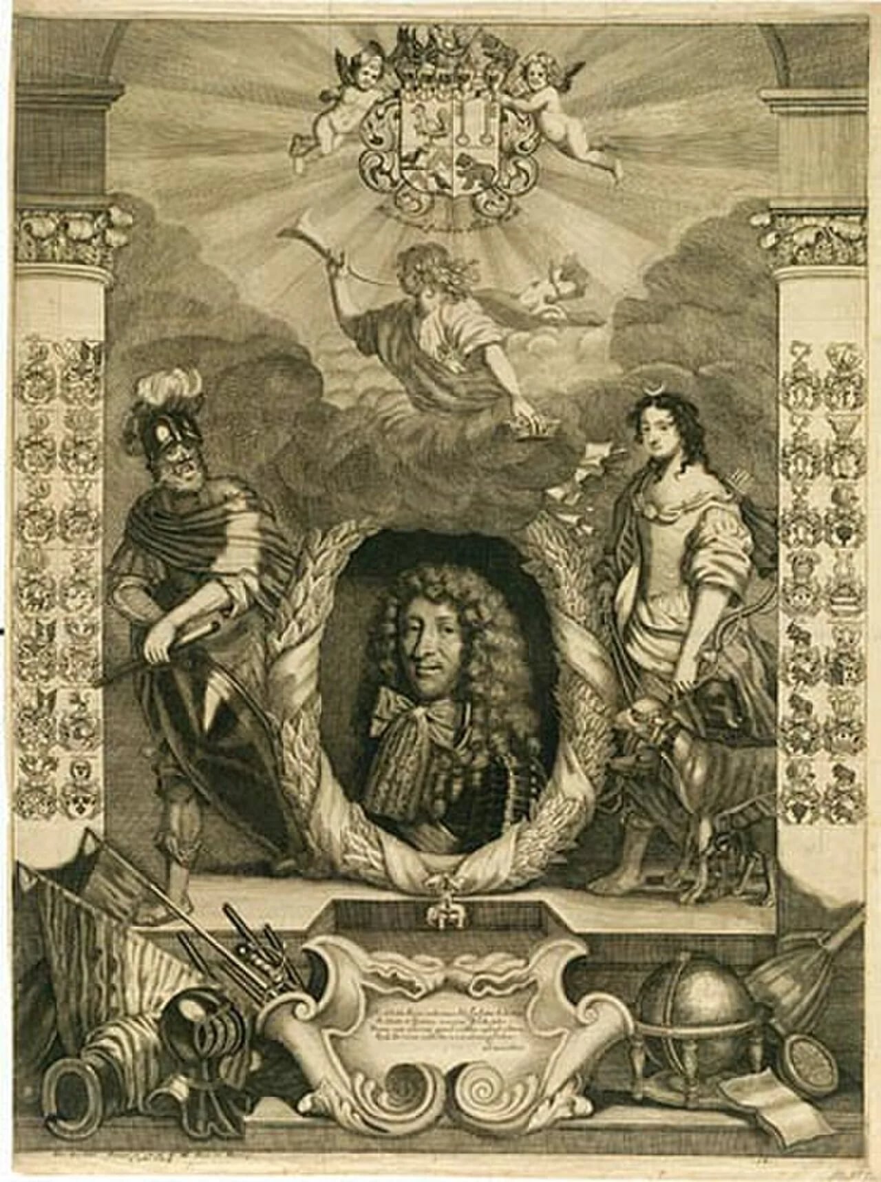 Porträt von Vincenz Joachim von Hahn (1632–1680) – Gedenkseite