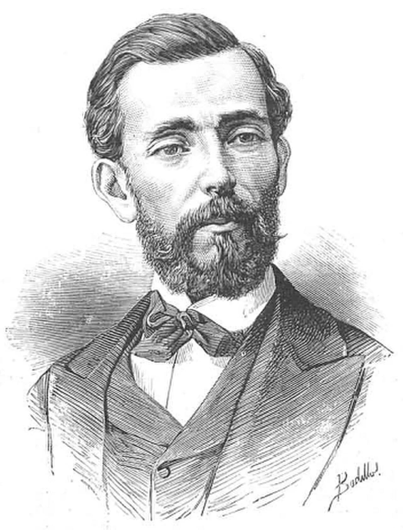 Porträt von Joaquín Zavala (1835–1906) – Gedenkseite
