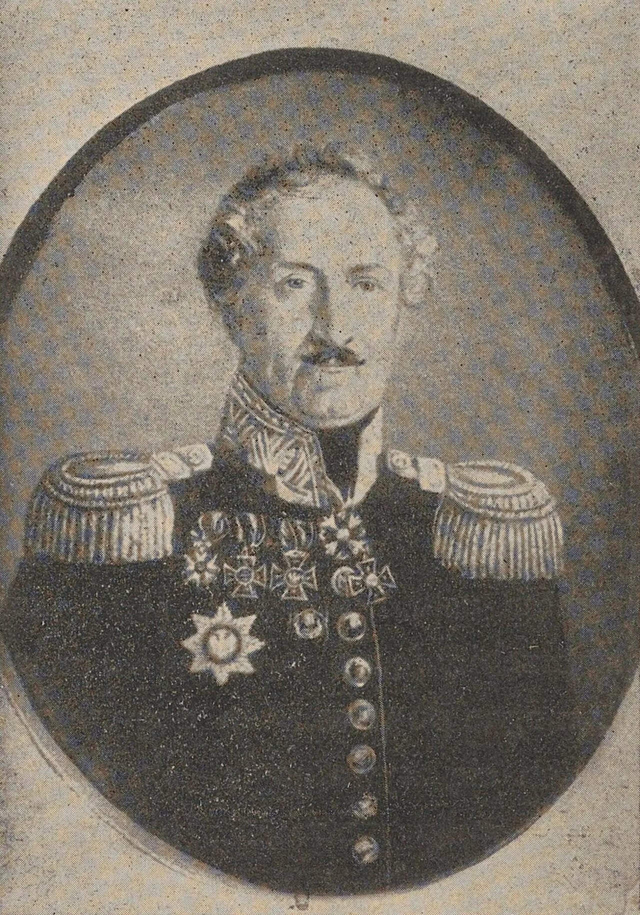 Porträt von Piotr Szembek (1816–1866) – Gedenkseite
