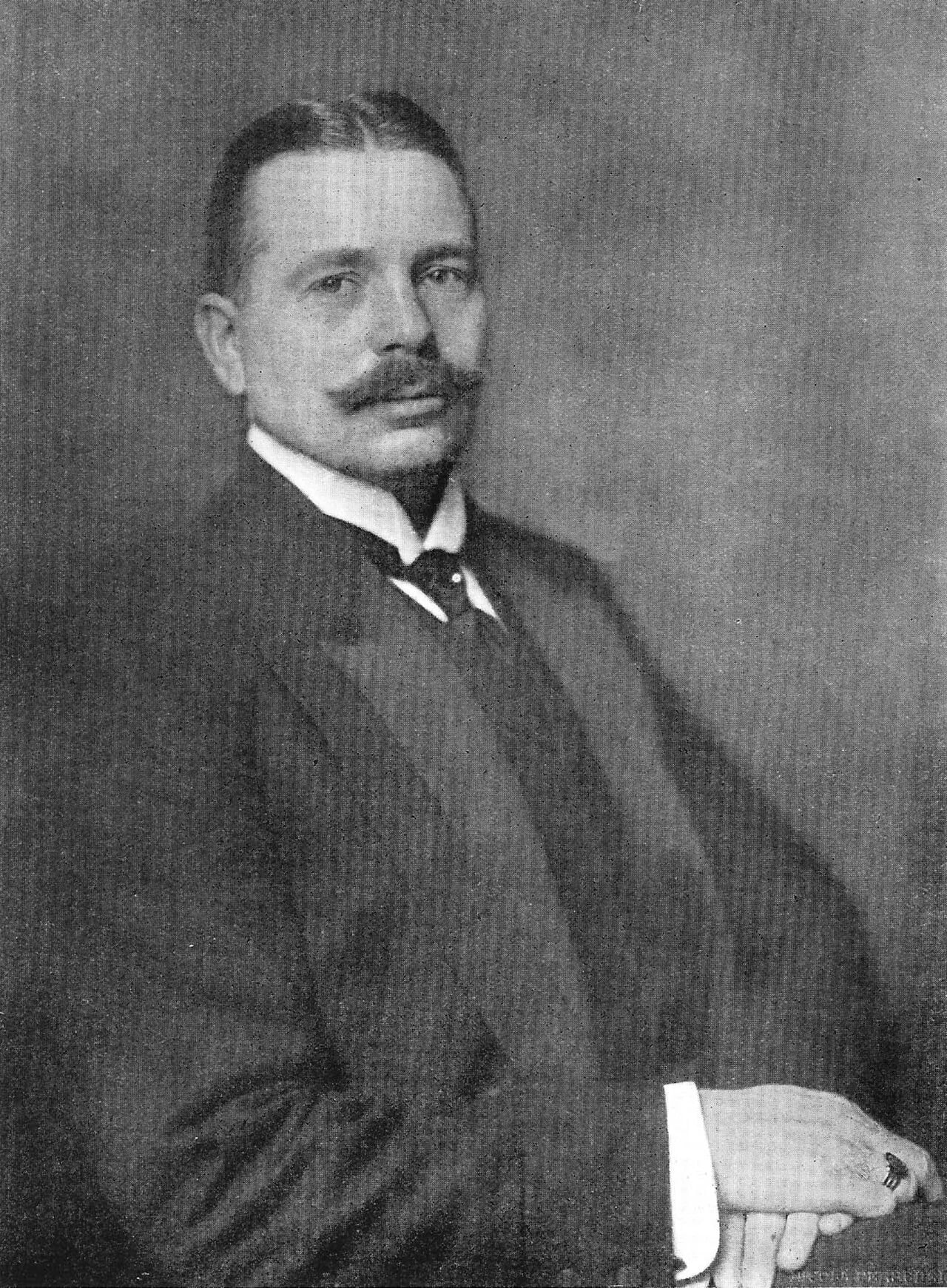 Porträt von Eric Hallin (1870–1965) – Gedenkseite