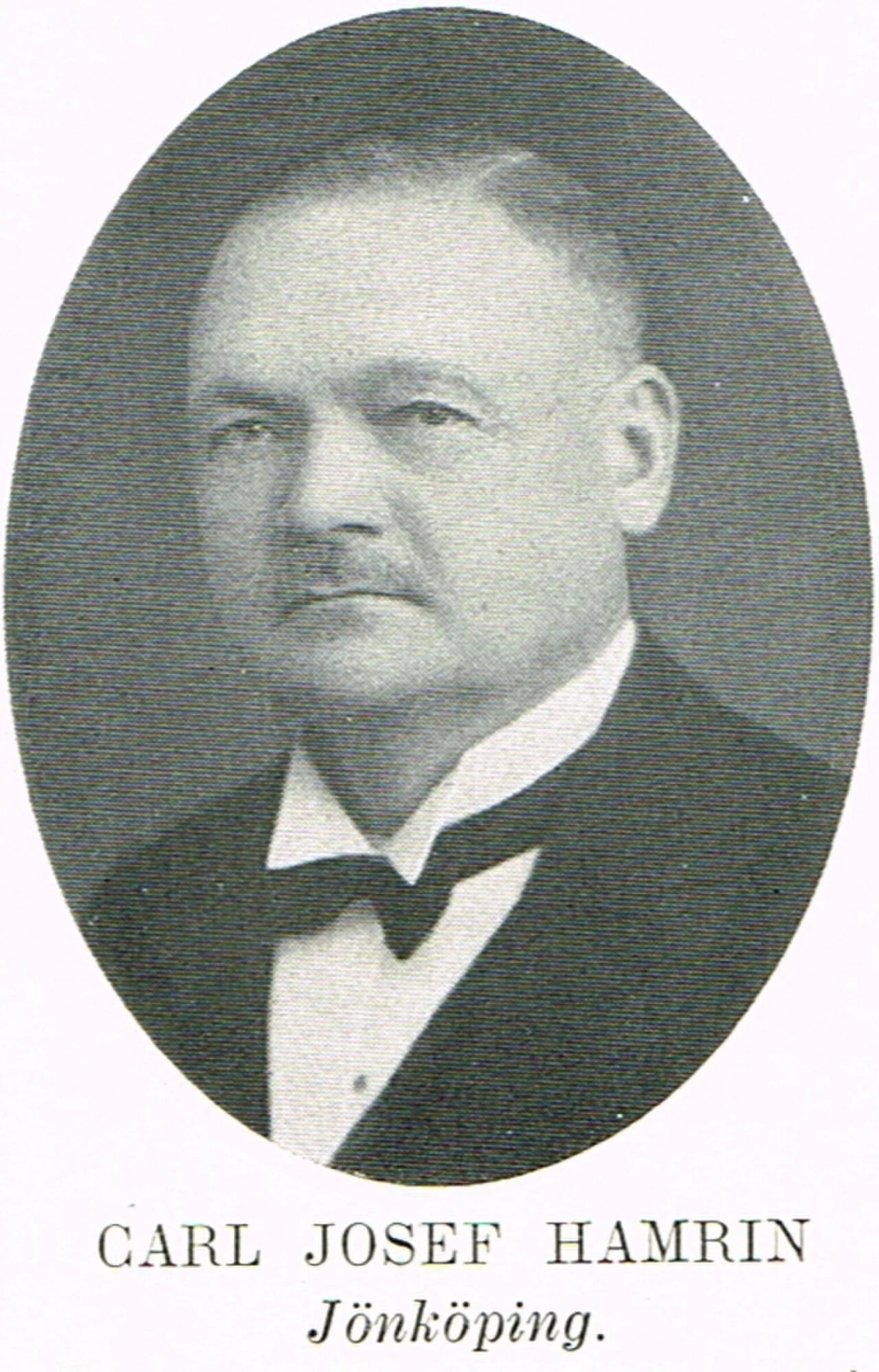 Porträt von Josef Hamrin (1871–1934) – Gedenkseite