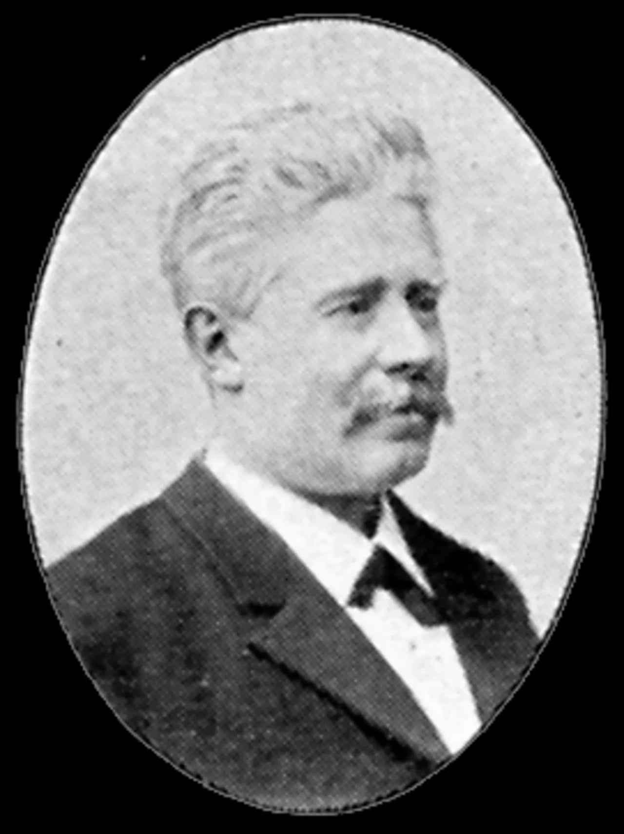 Porträt von Evald Hansen (1840–1920) – Gedenkseite