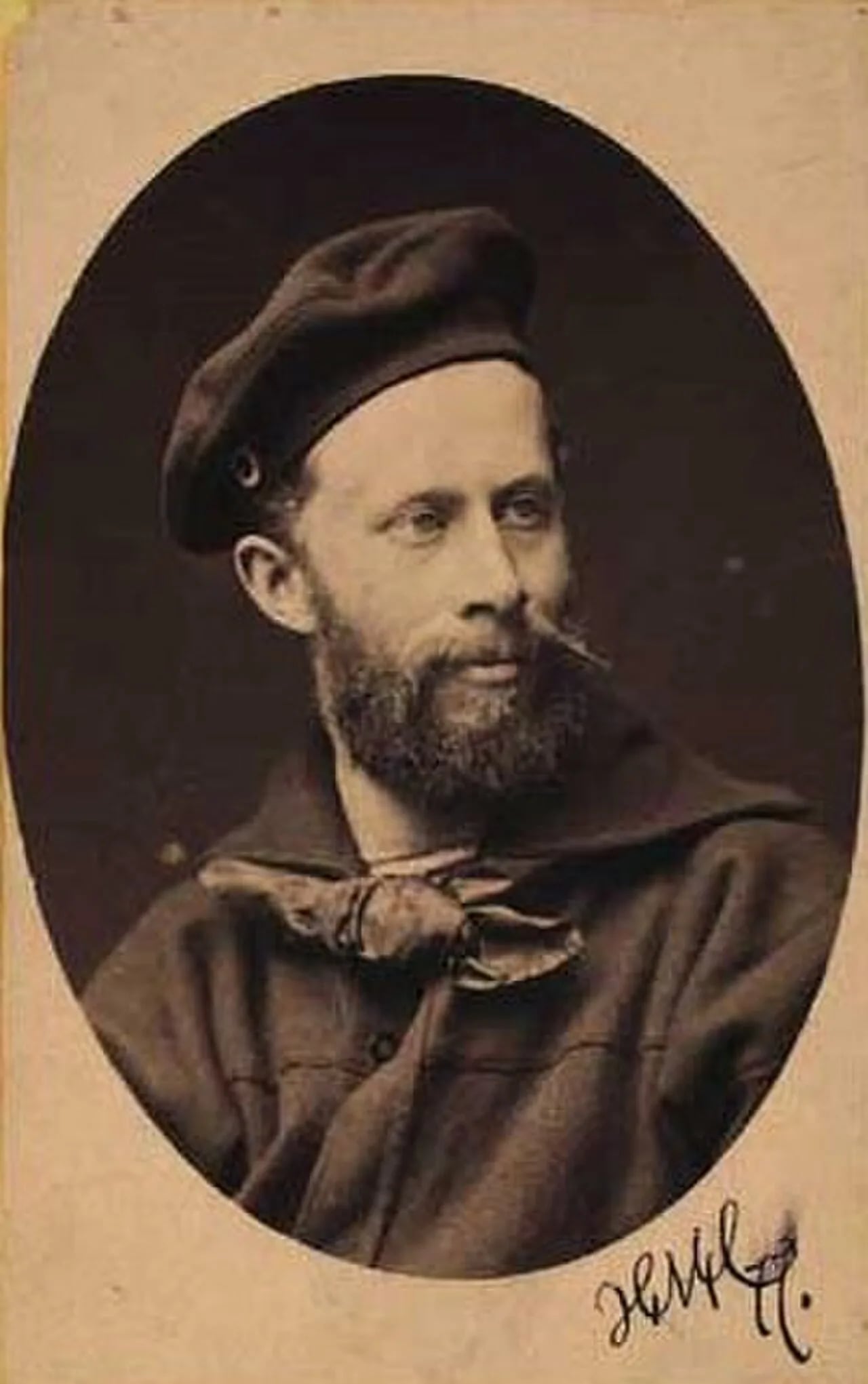 Porträt von Hans Nikolaj Hansen (1853–1923) – Gedenkseite