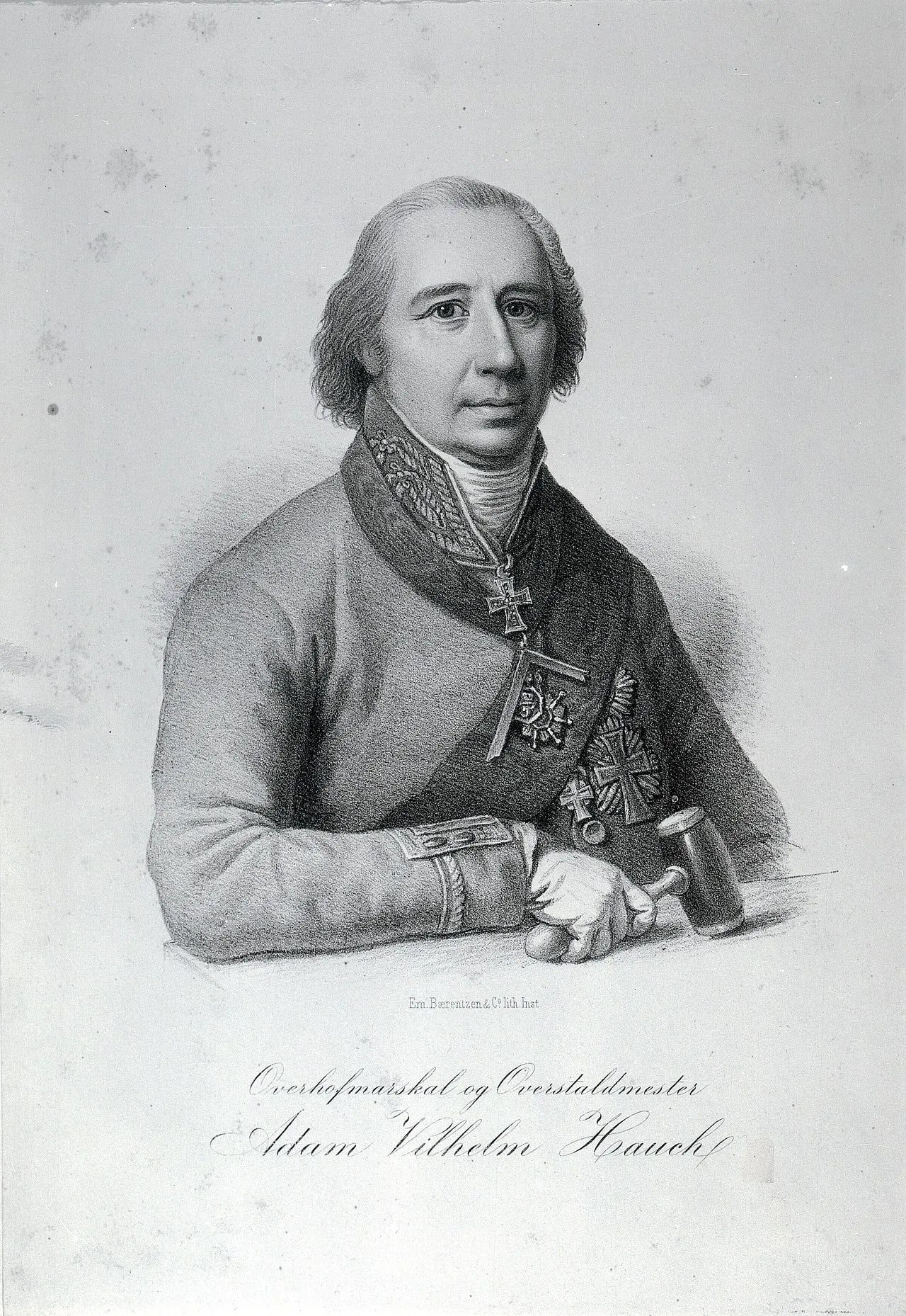 Porträt von Adam Wilhelm Hauch (1755–1838) – Gedenkseite