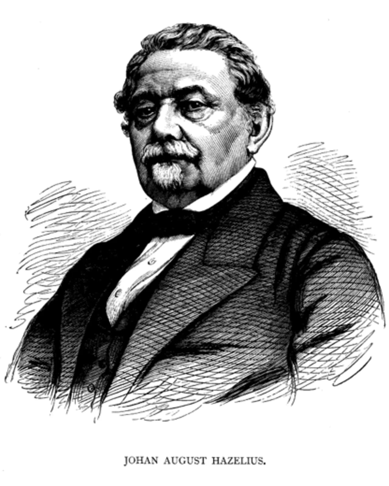 Portrait of Johan August Hazelius (1797–1871) – memorial page