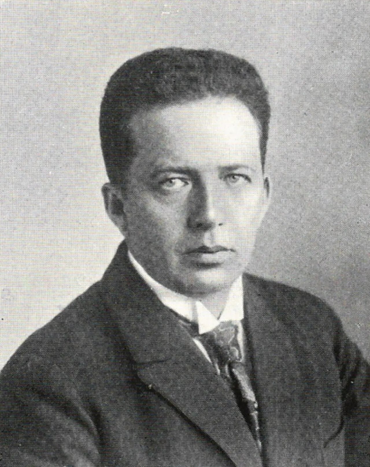 Porträt von Verner Hedlund (1883–1955) – Gedenkseite