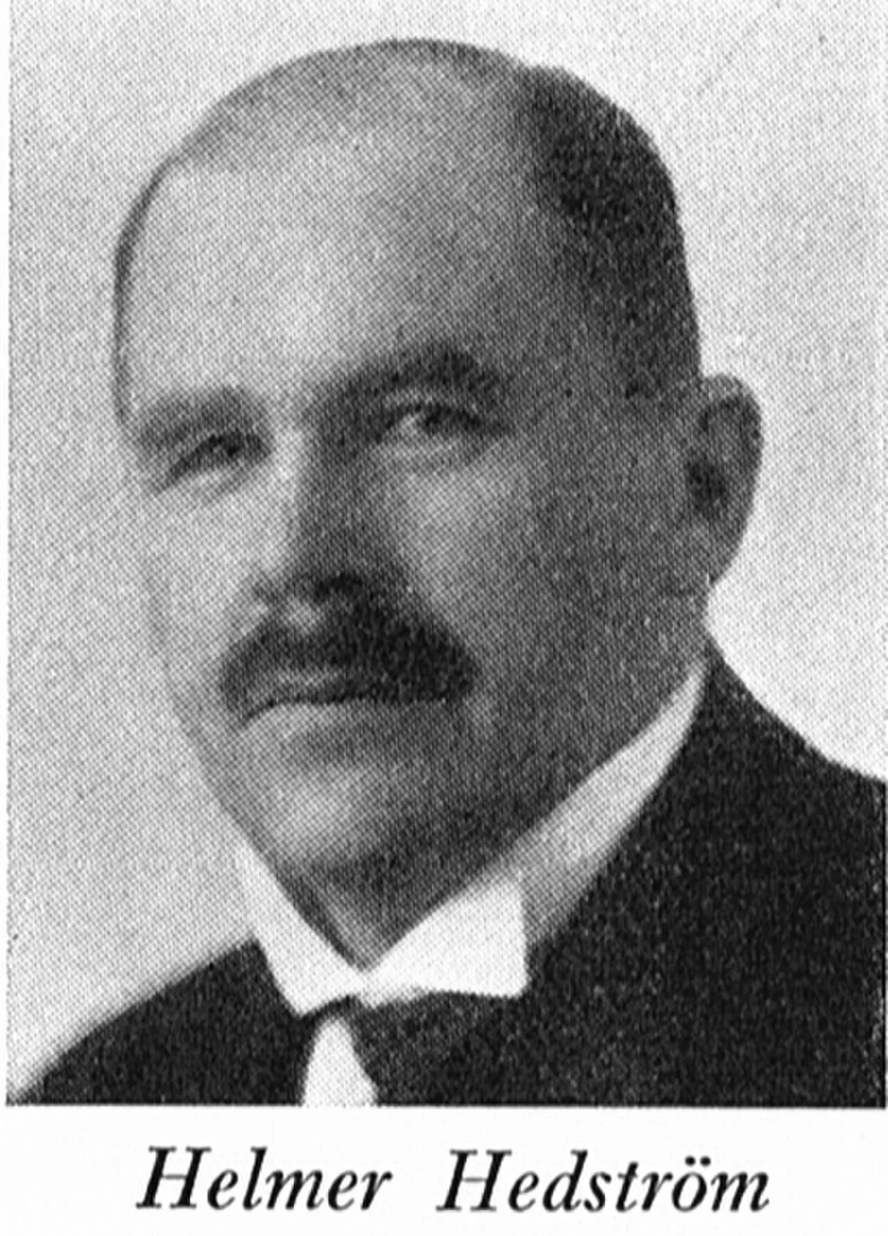 Porträt von Helmer Hedström (1873–1951) – Gedenkseite