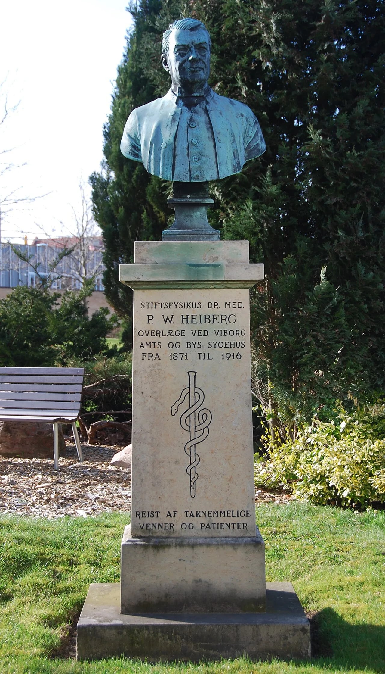 Portrait of Peter Wilken Heiberg (1840–1920) – memorial page