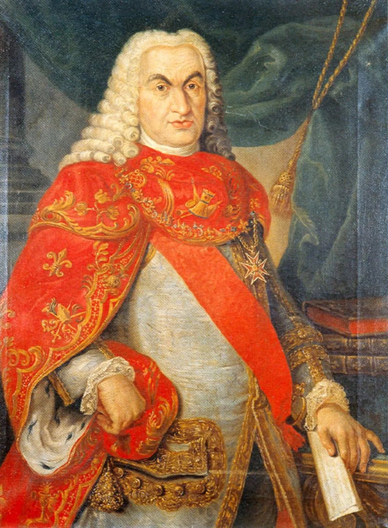 Porträt von Bernardo Tanucci (1698–1783) – Gedenkseite